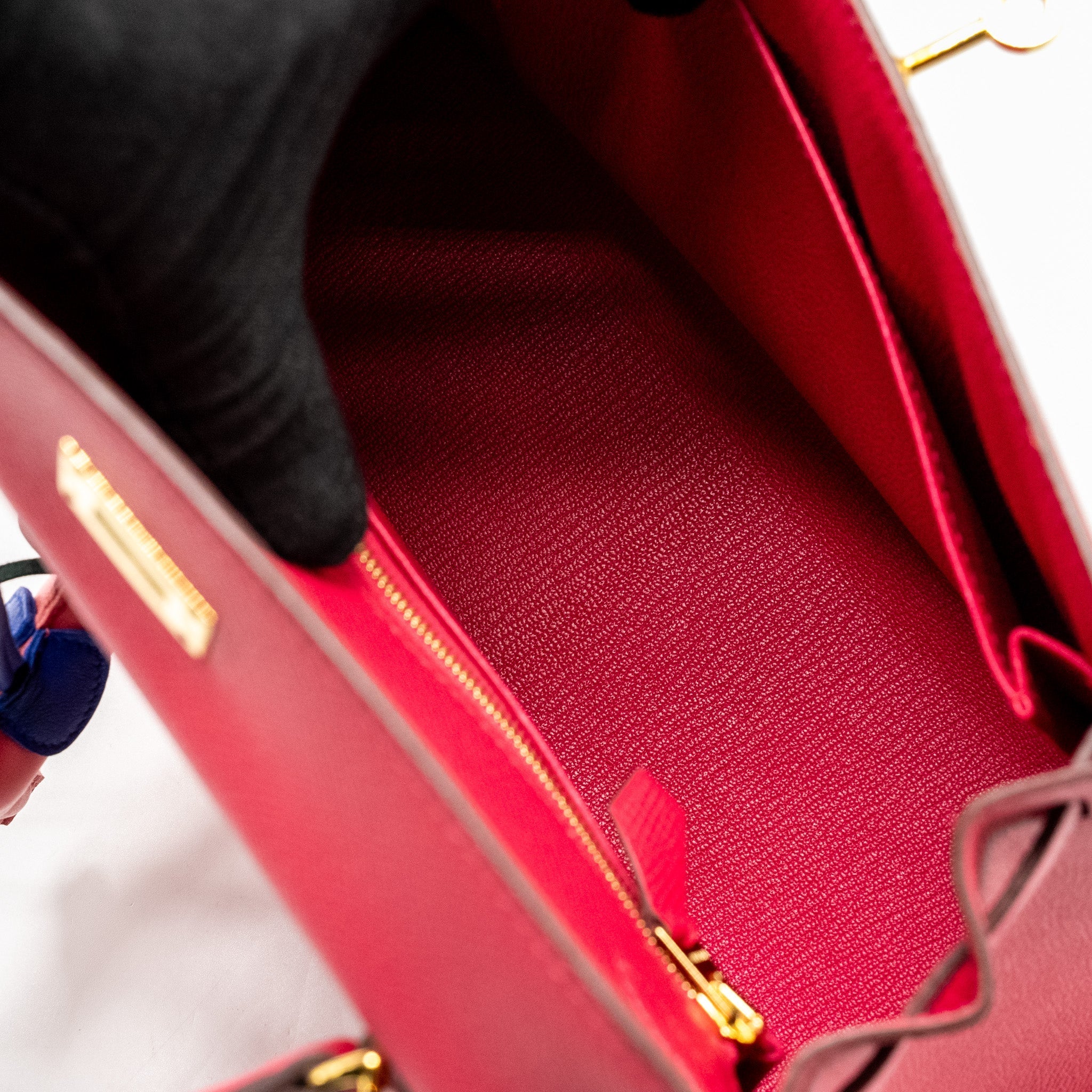 HERMES KELLY 25 EPSOM ROSE MEXICO GHW
