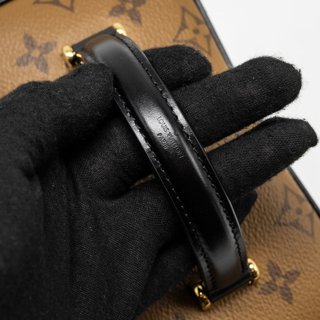 LOUIS VUITTON VANITY CASE PM MONOGRAM REVERSE CANVAS GHW