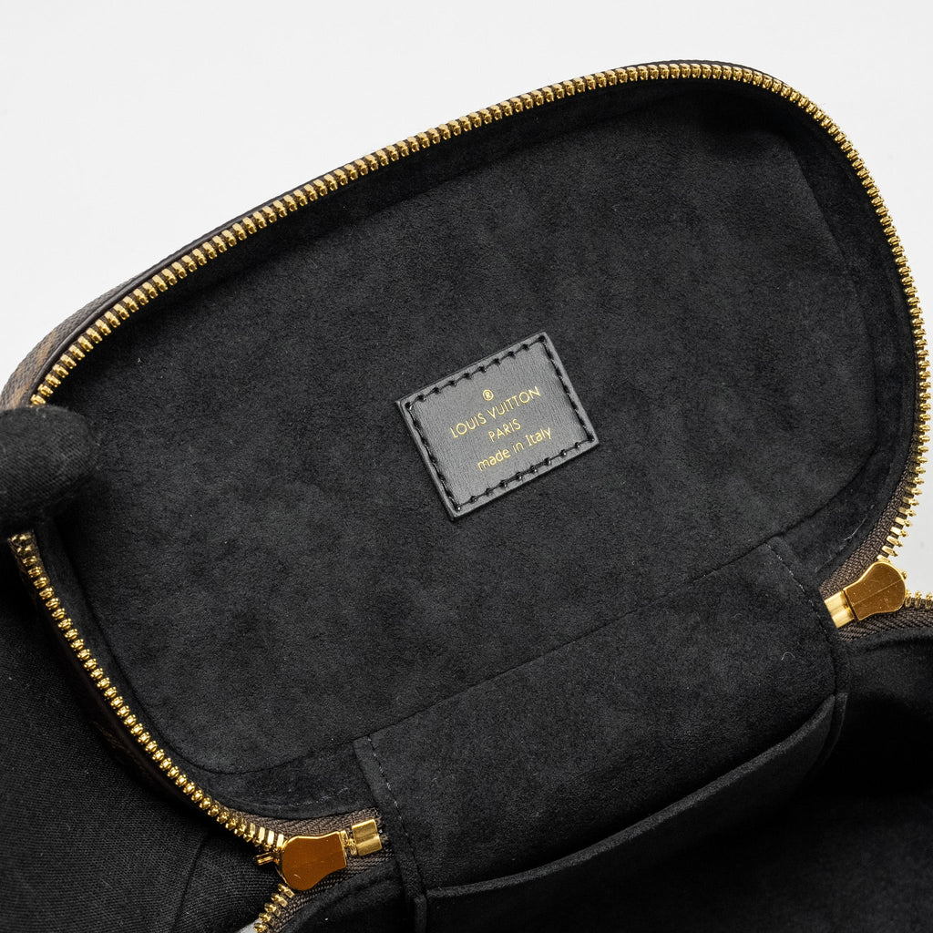 LOUIS VUITTON VANITY CASE PM MONOGRAM REVERSE CANVAS GHW