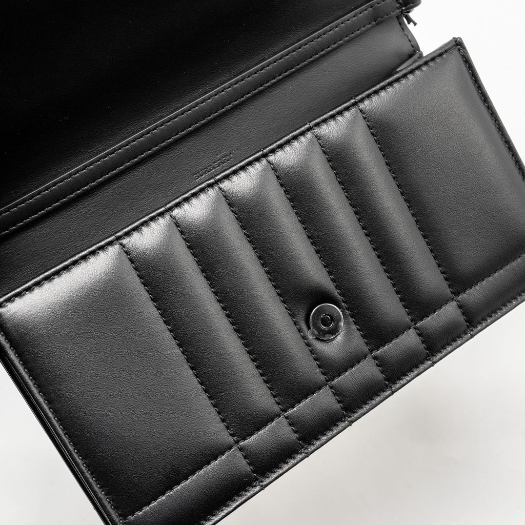 BURBERRY LOLA CLUTCH LAMBSKIN SO BLACK