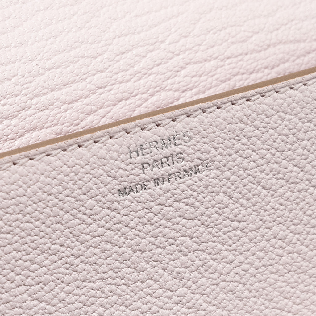 HERMES ROULIS SLIM CHÈVRE MYSORE MAUVE PALE SHW