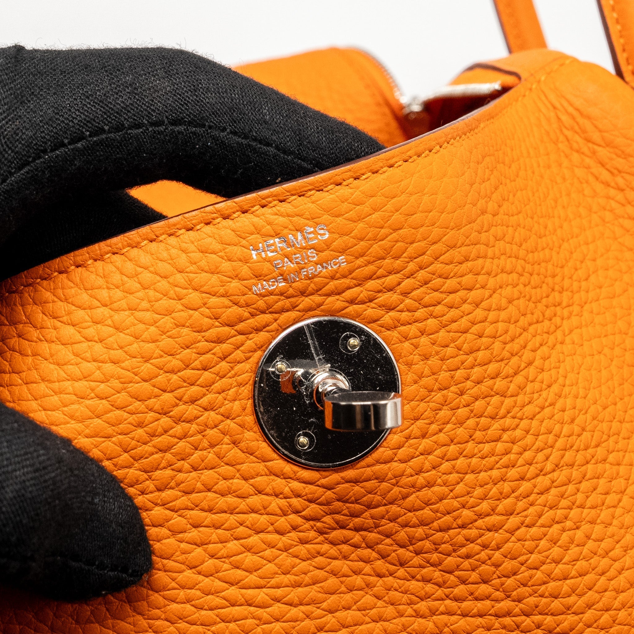 HERMES LINDY 26 CLEMENCE ORANGE SHW