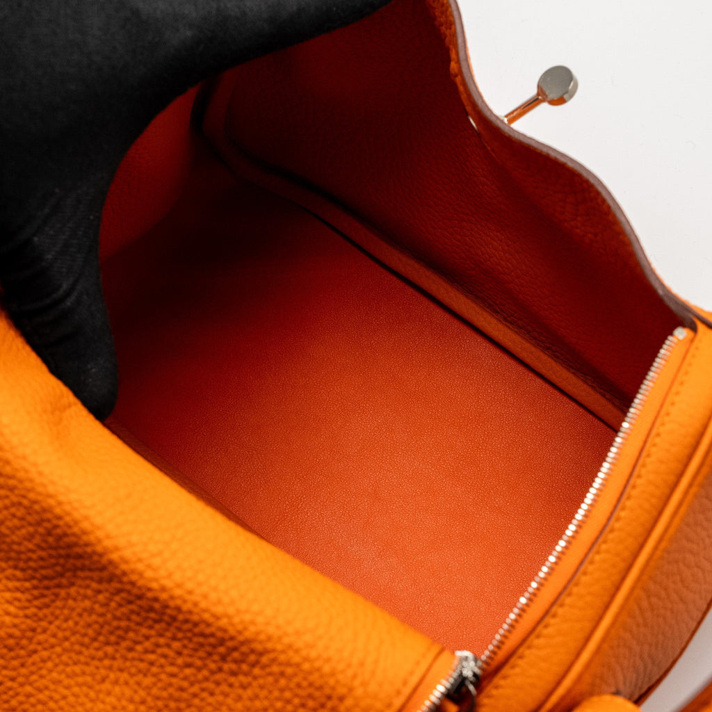 HERMES LINDY 26 CLEMENCE ORANGE SHW