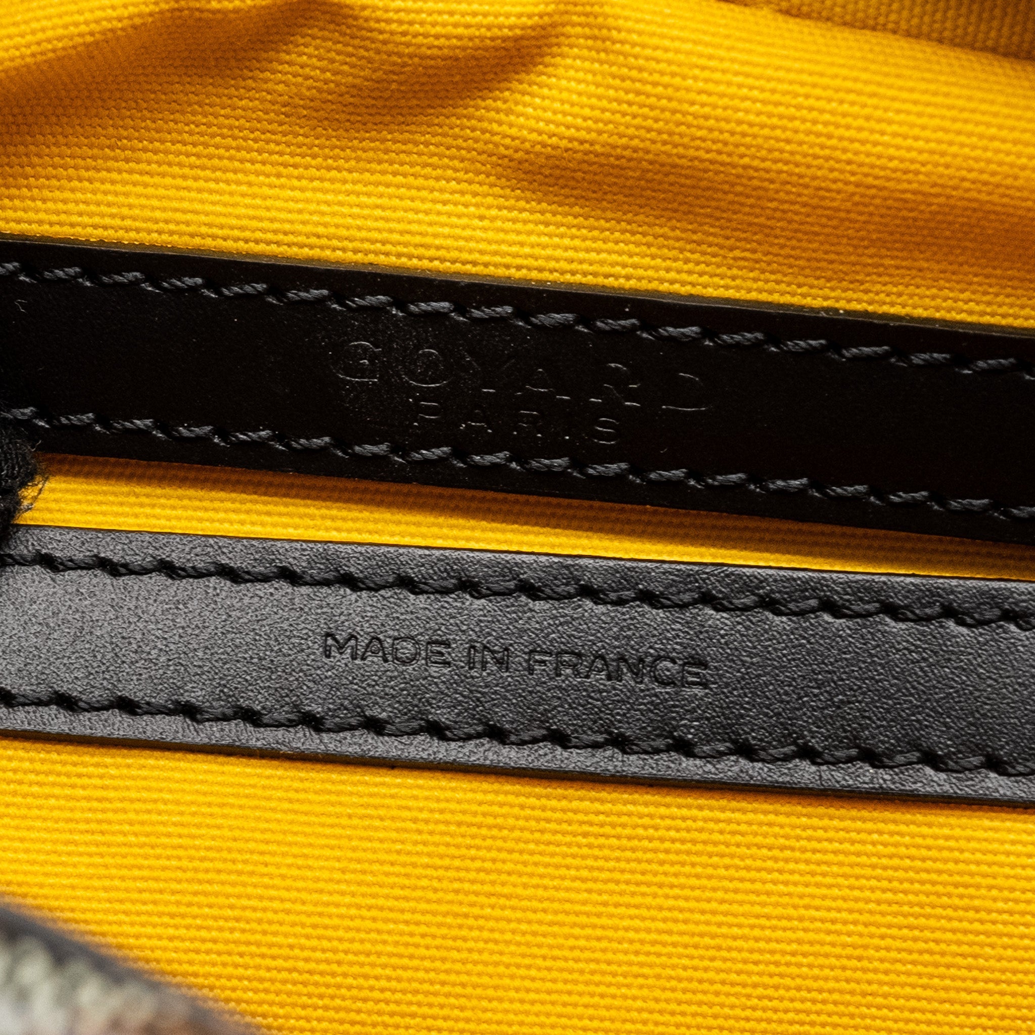 GOYARD CAP VERT PM CROSSBODY BAG GOYARDINE CANVAS/LEATHER BLACK SHW
