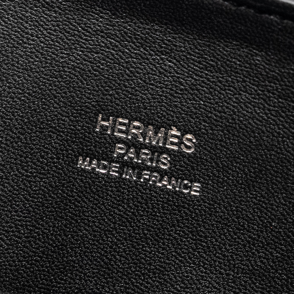 HERMES MINI BOLIDE CHEVRE MYSORE BLACK SHW