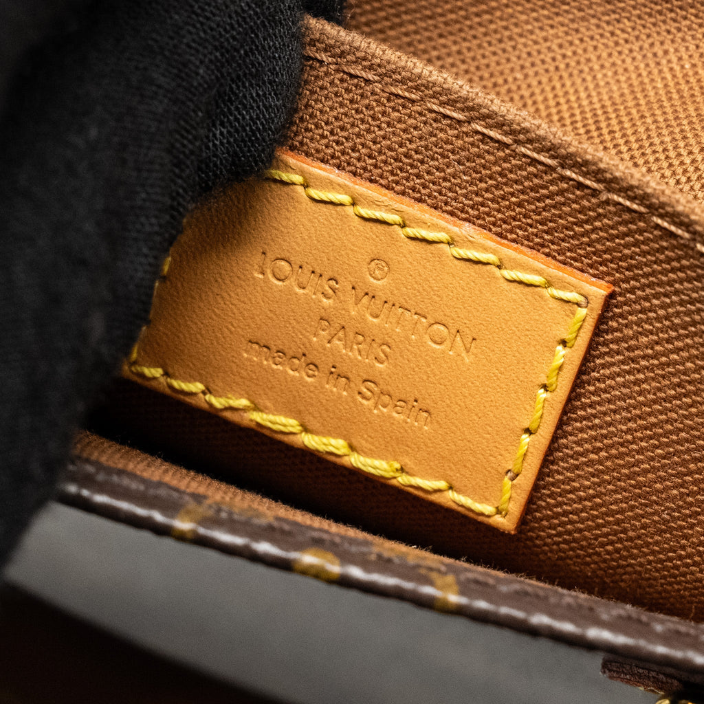 LOUIS VUITTON PETIT SAC PLAT MONOGRAM CANVAS GHW