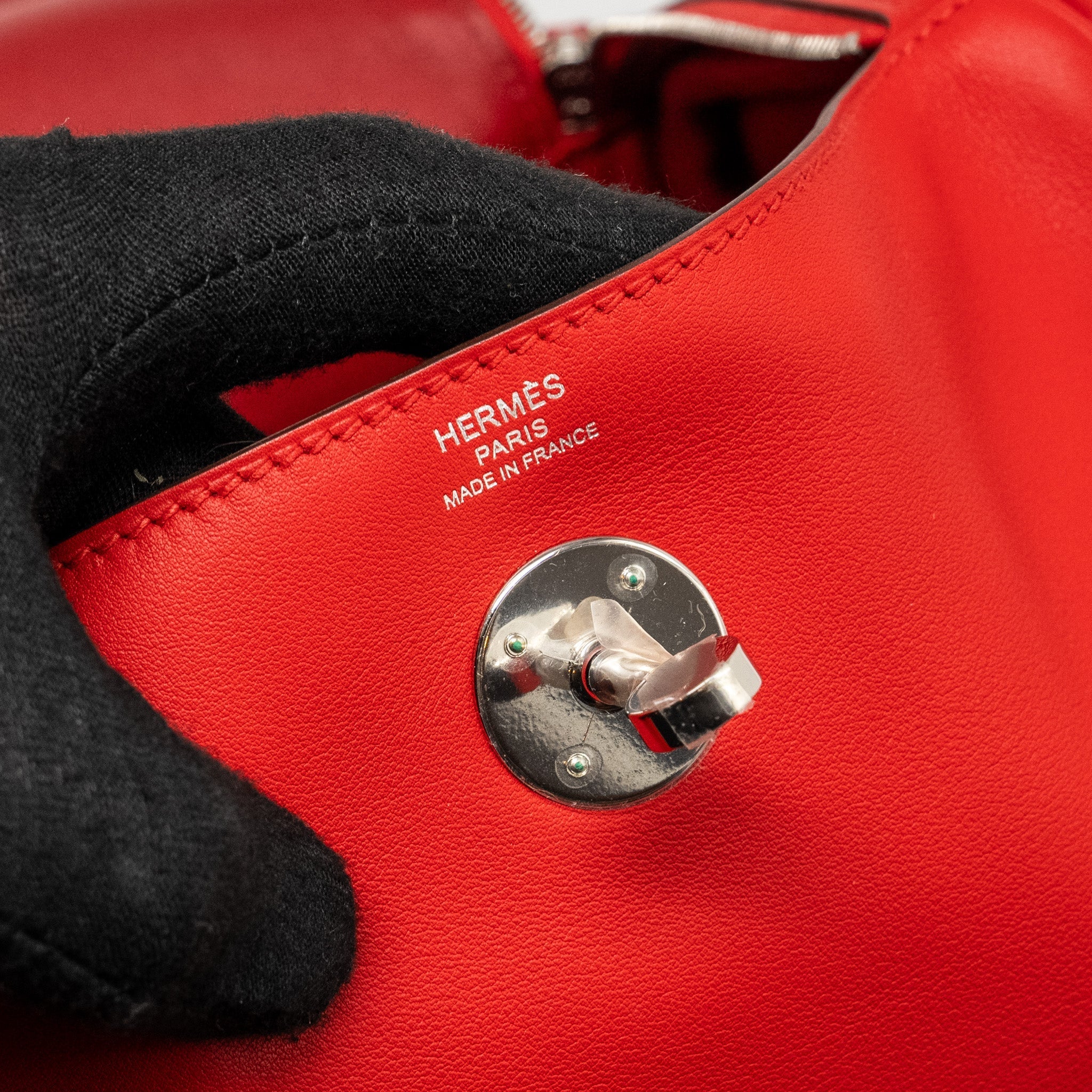 HERMES LINDY 26 SWIFT ROUGE DE COEUR/ROUGE PIMENT SHW