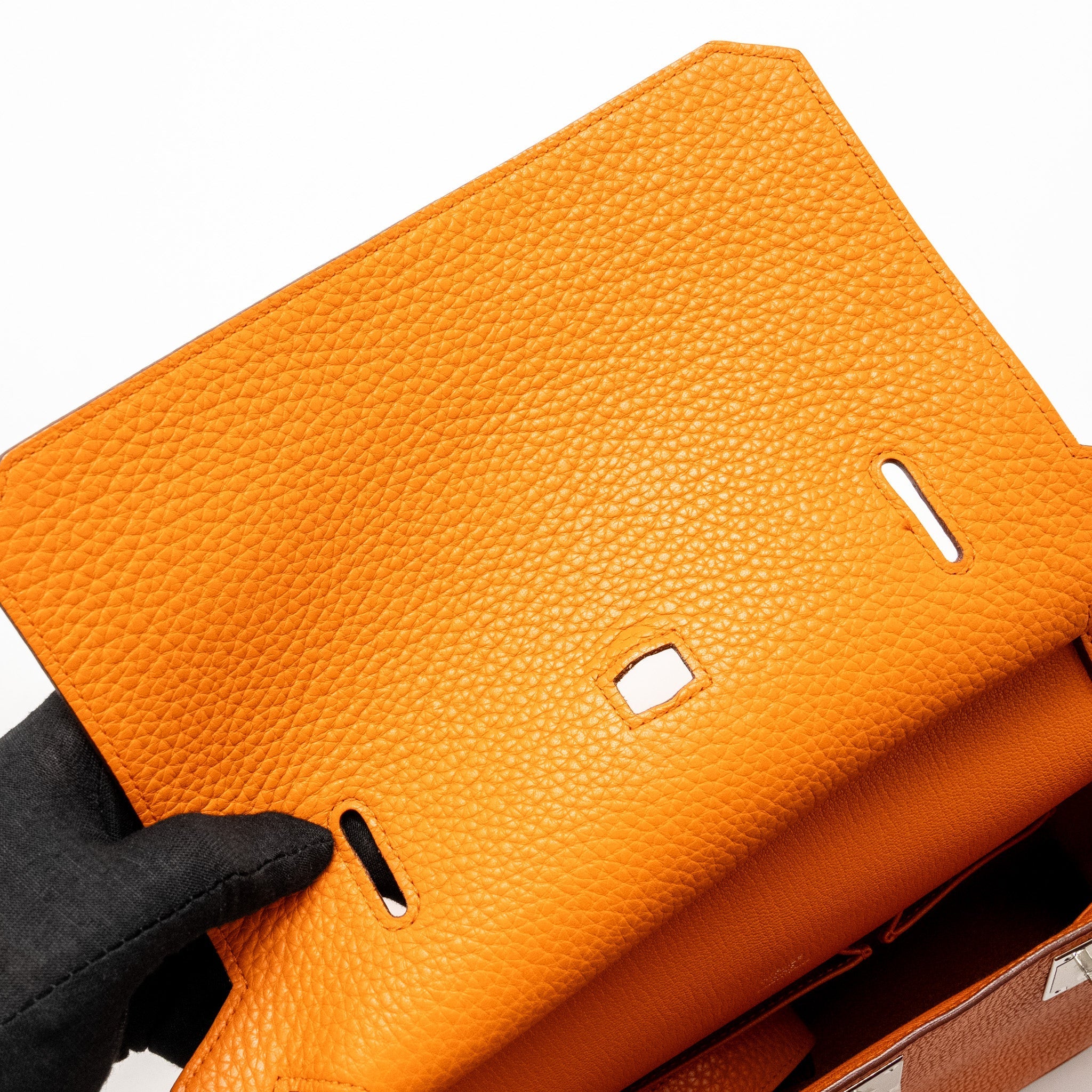 HERMES JYPSIERE 28 CLEMENCE ORANGE SHW