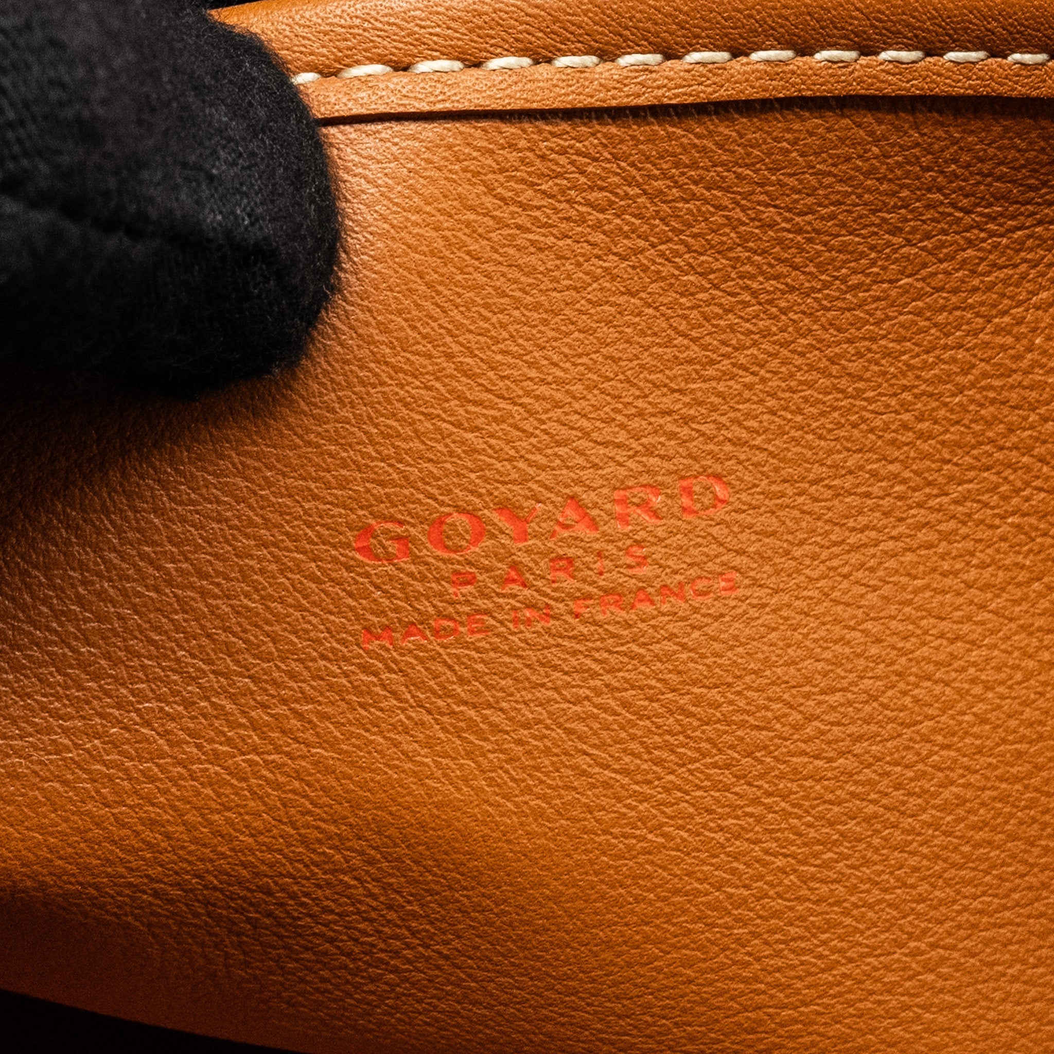 GOYARD MINI ANJOU TOTE BAG GOYARDLINE CANVAS /CALFSKIN TAN SHW