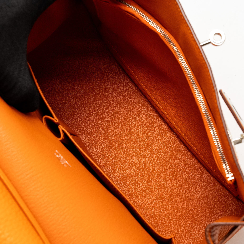 HERMES JYPSIERE 28 CLEMENCE ORANGE SHW