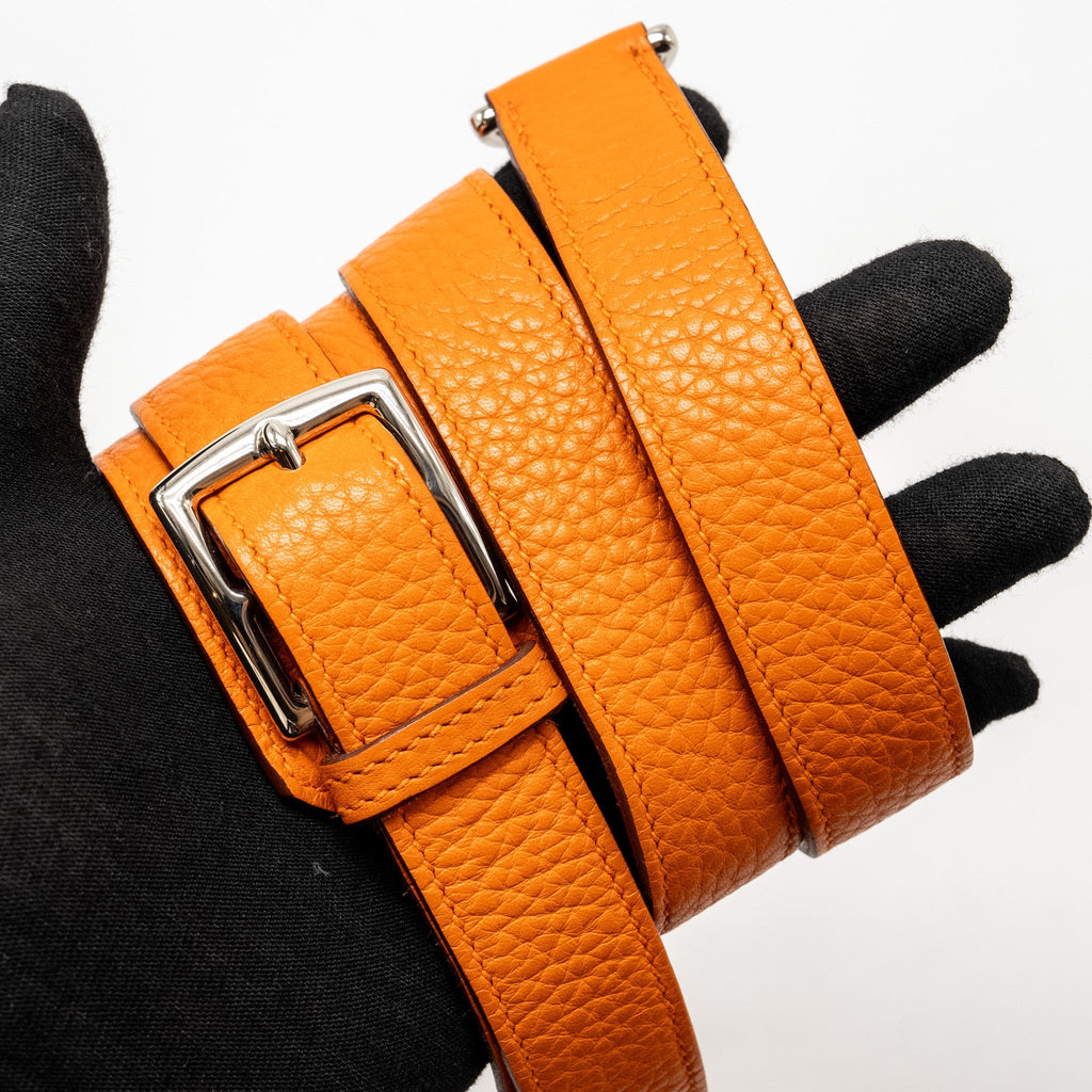 HERMES JYPSIERE 28 CLEMENCE ORANGE SHW