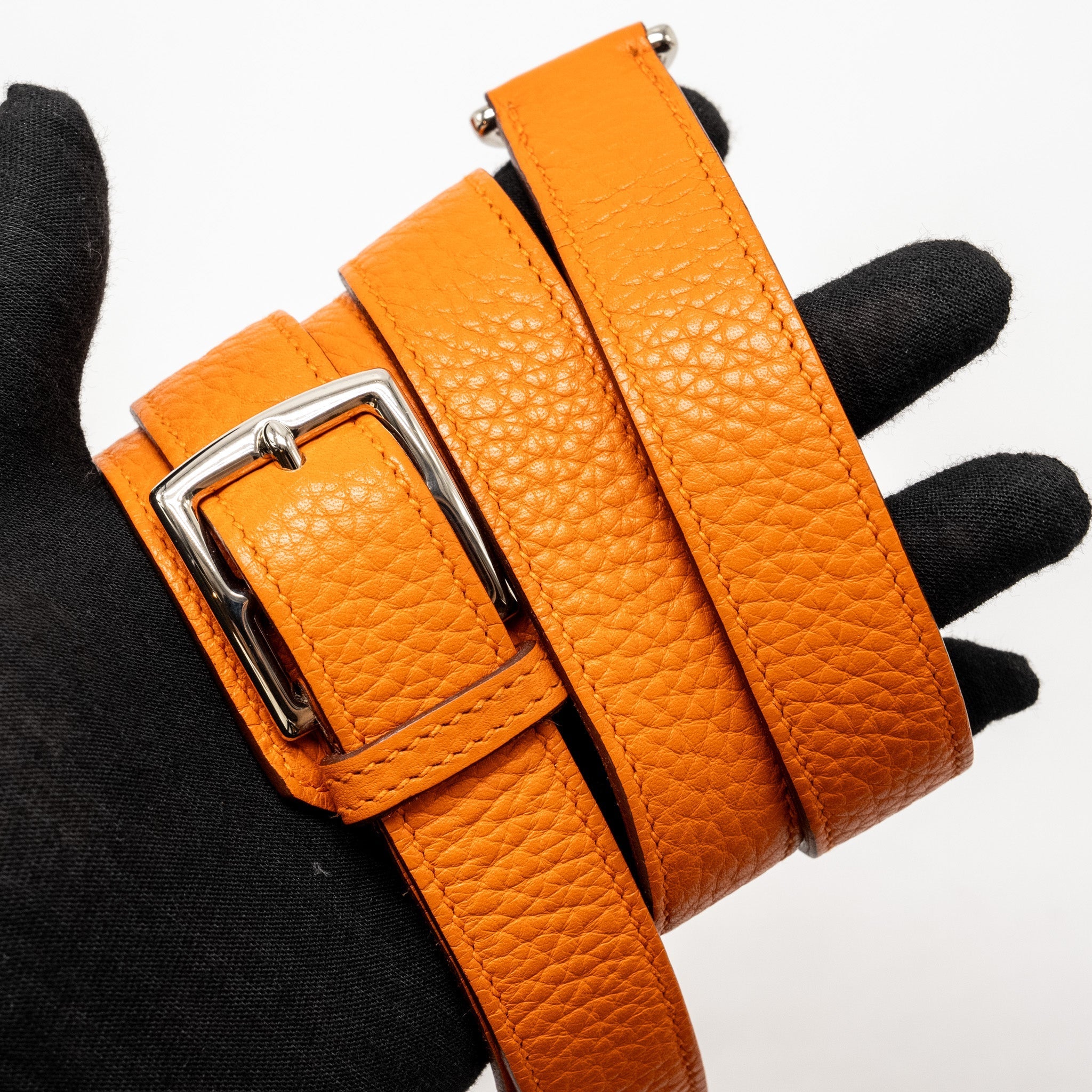 HERMES JYPSIERE 28 CLEMENCE ORANGE SHW