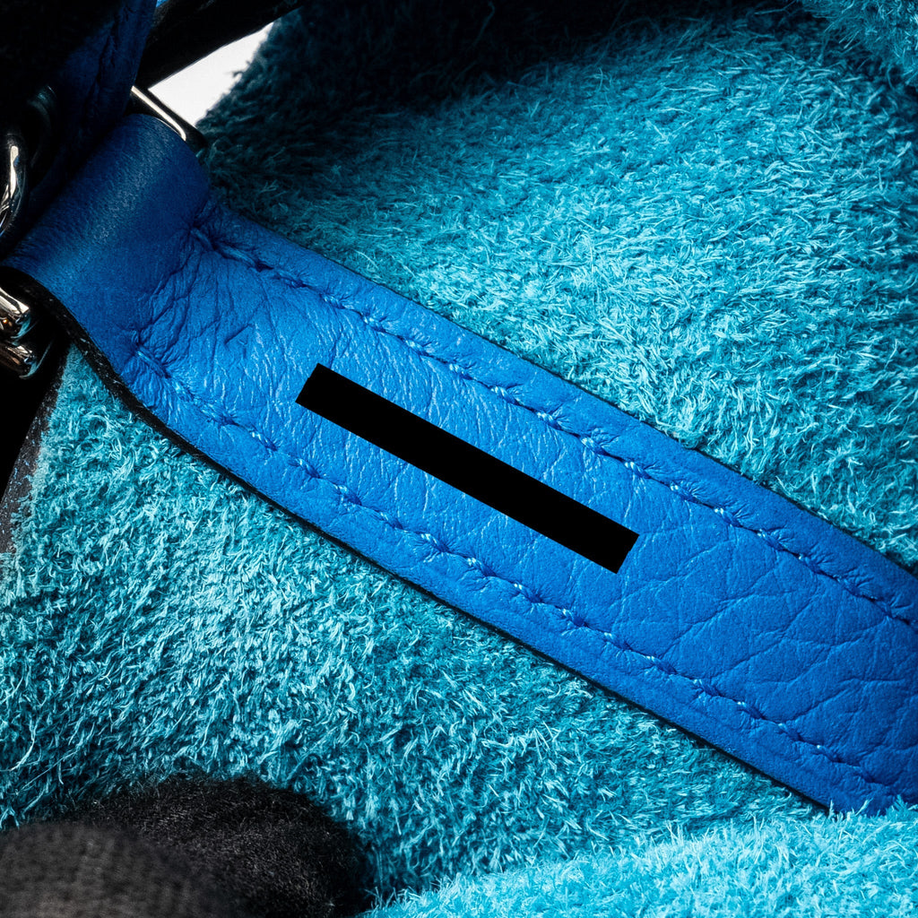 HERMES PICOTIN 18 LOCK BAG CLEMENCE BLUE SHW