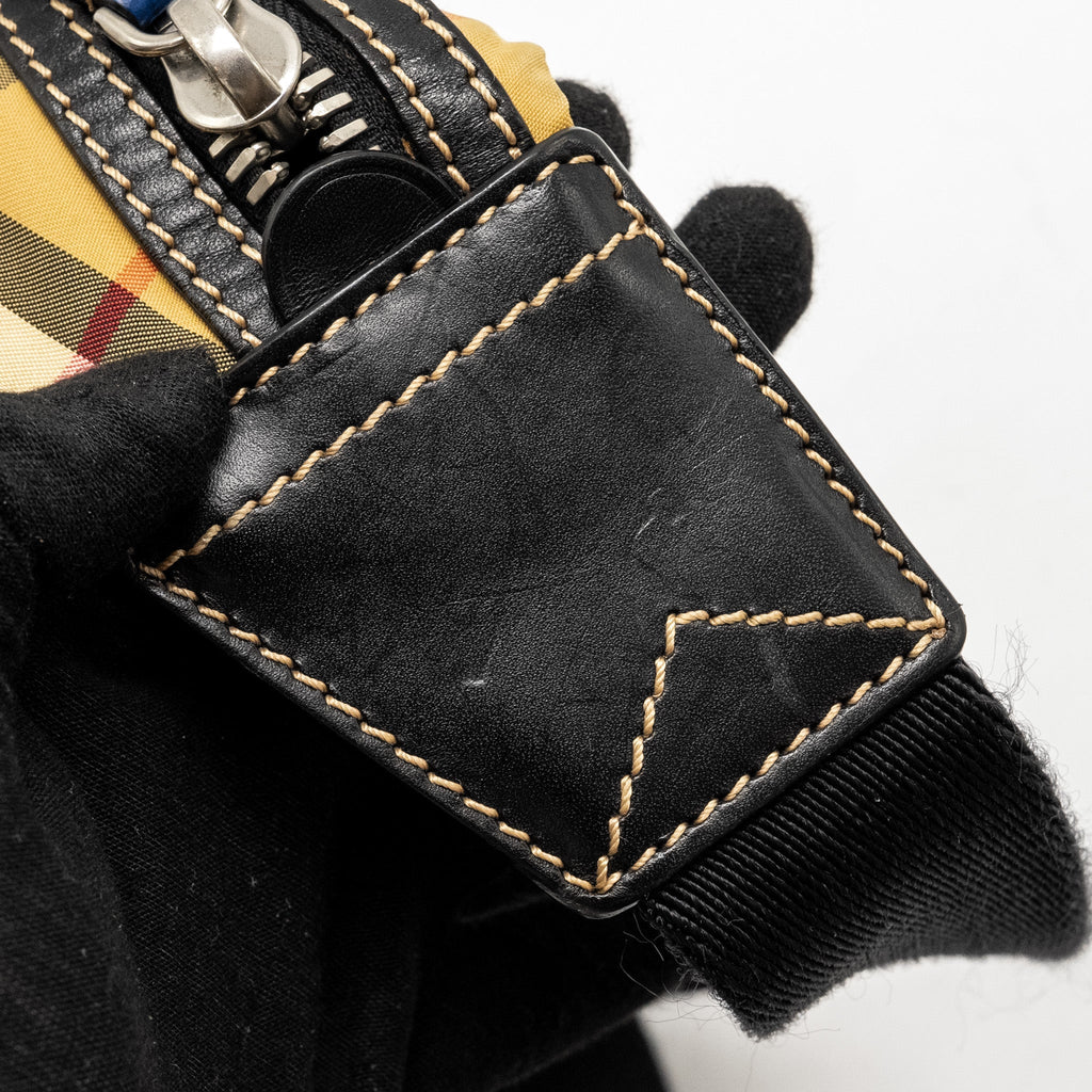 BURBERRY BELT BAG CHECK NYLON MULTICOLOUR SHW