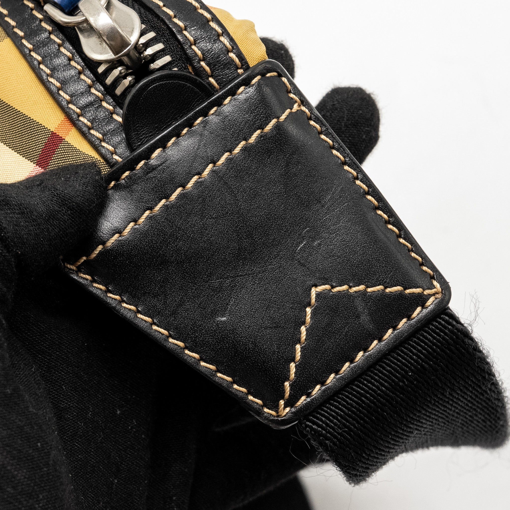 BURBERRY BELT BAG CHECK NYLON MULTICOLOUR SHW