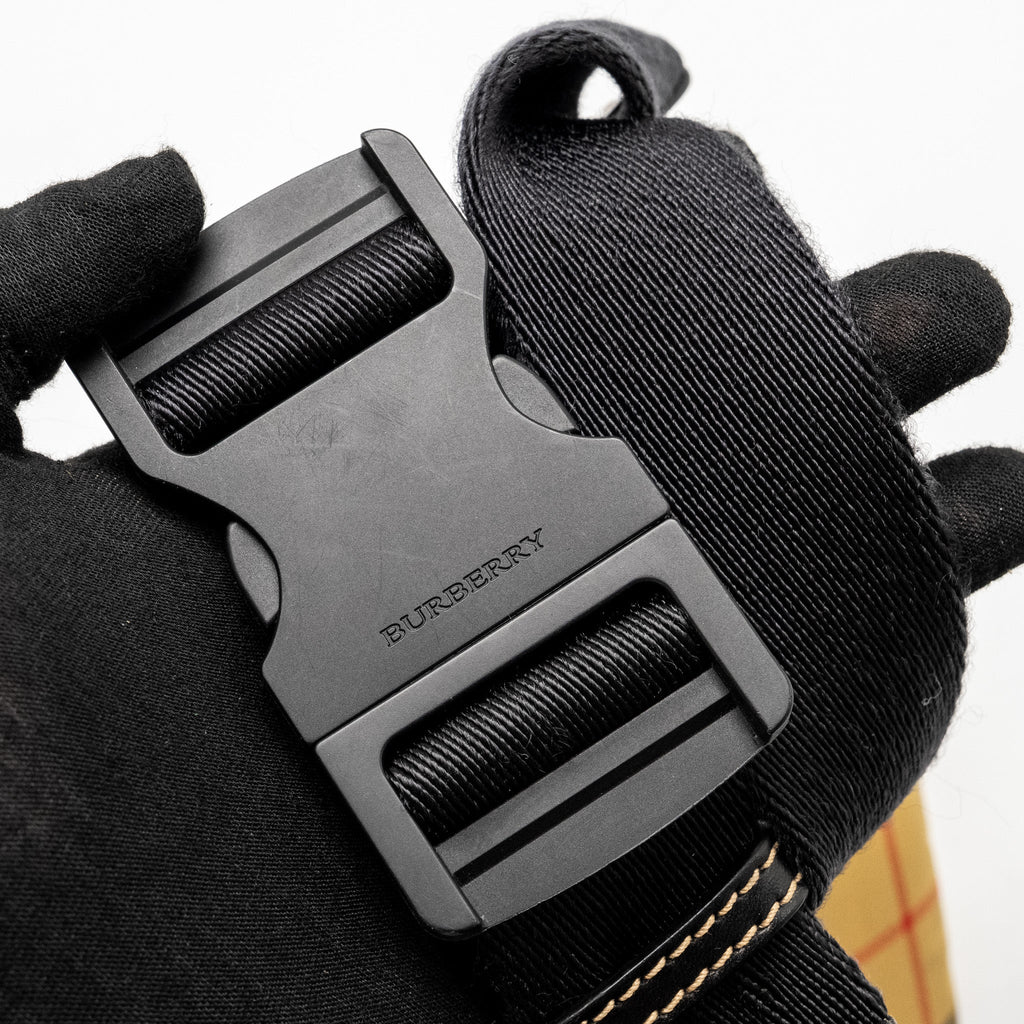 BURBERRY BELT BAG CHECK NYLON MULTICOLOUR SHW