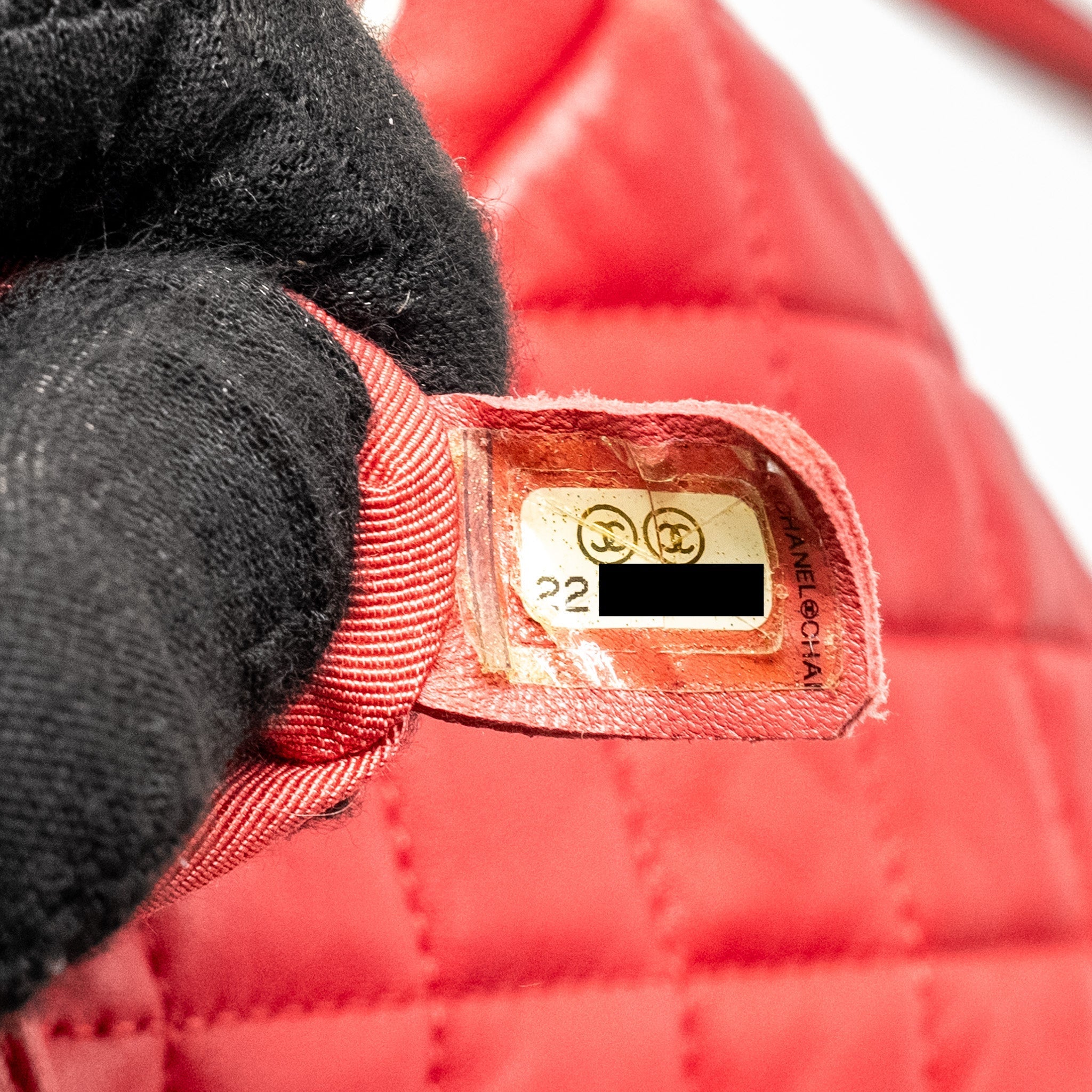 CHANEL SMALL URBAN SPIRIT QUILTED BACKPACK LAMBSKIN RED LGHW