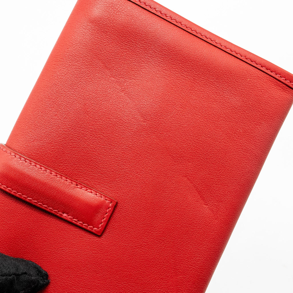 HERMES JIGE ELAN WALLET SWIFT ROUGE SHW