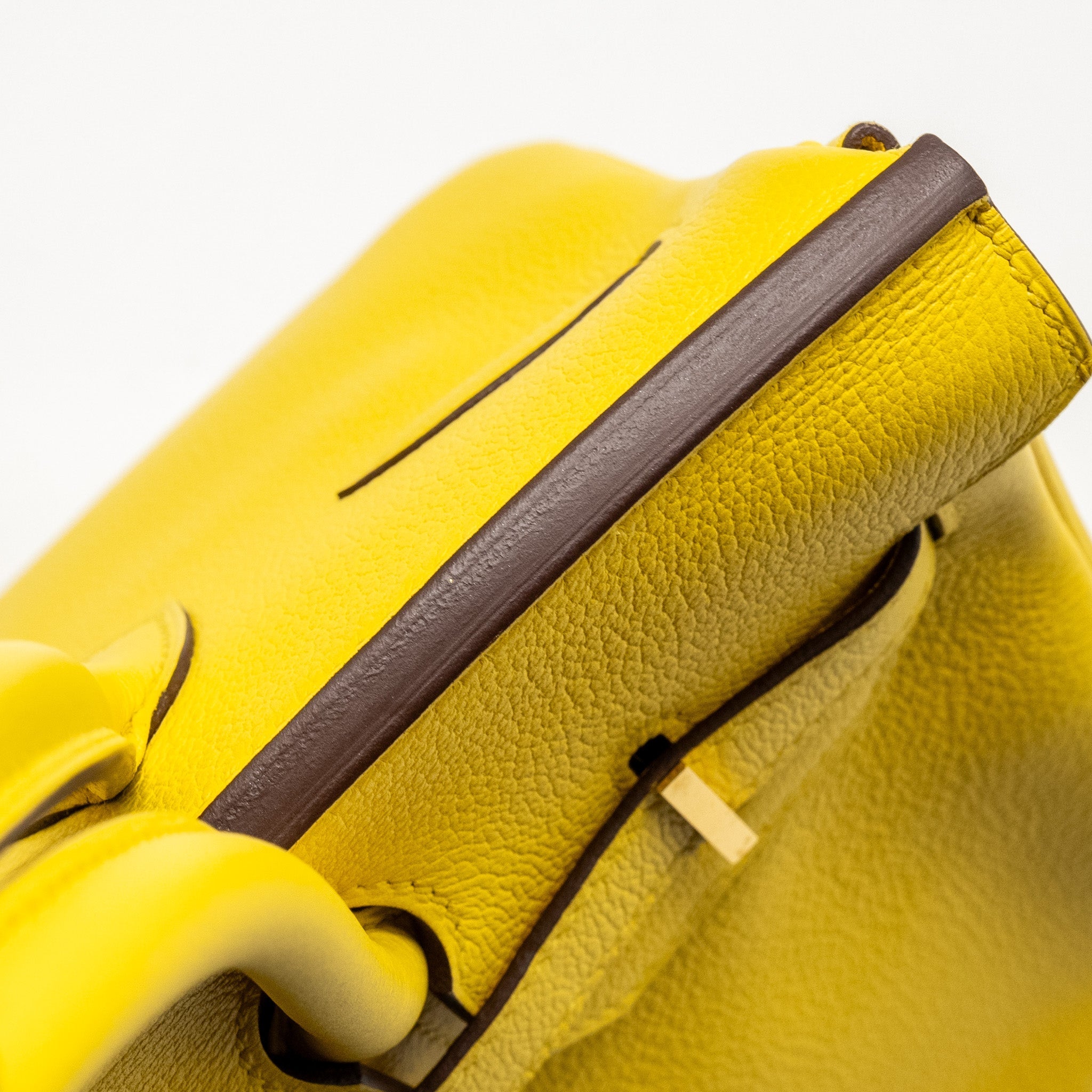 HERMES BIRKIN 30 TAURILLON NOVILLO LEATHER 9O JAUNE DE NAPLES GHW