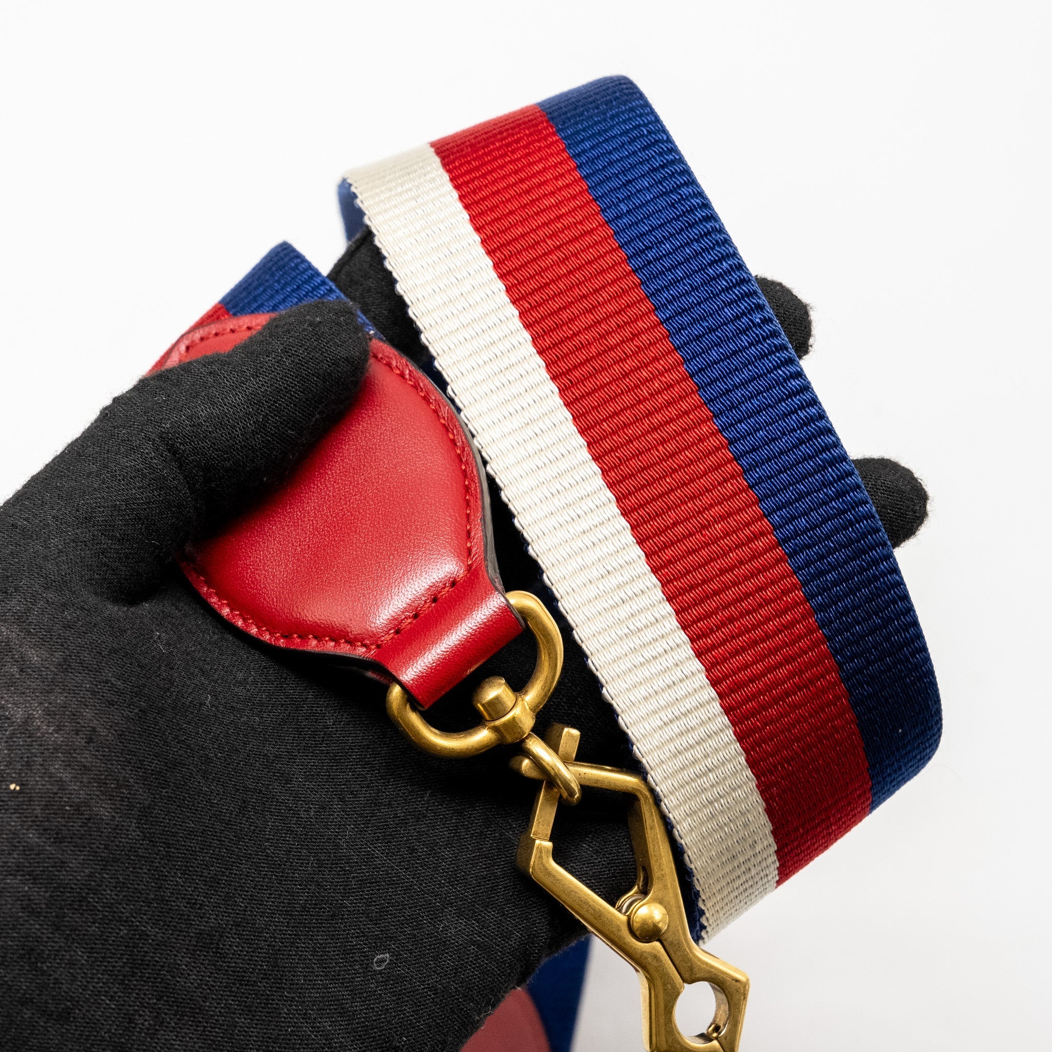 GUCCI QUEEN MARGARET SHOULDER BAG CALFSKIN MULTICOLOUR GHW