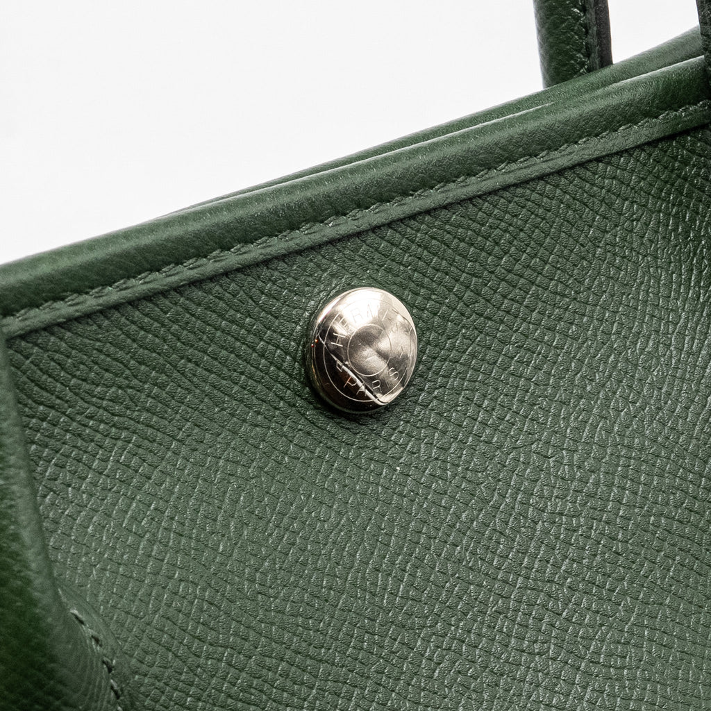 HERMES GARDEN PARTY 30 EPSOM 2Q VERT ANGLAIS SHW
