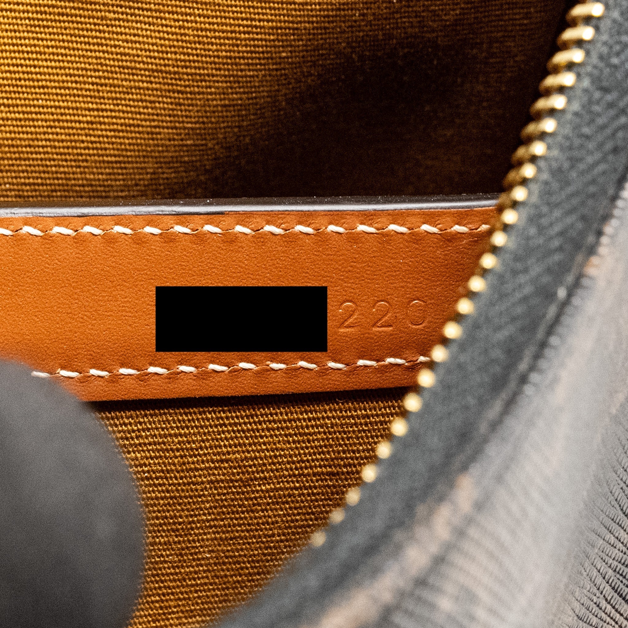 CELINE AVA BAG TRIOMPHE CANVAS / CALFSKIN TAN GHW