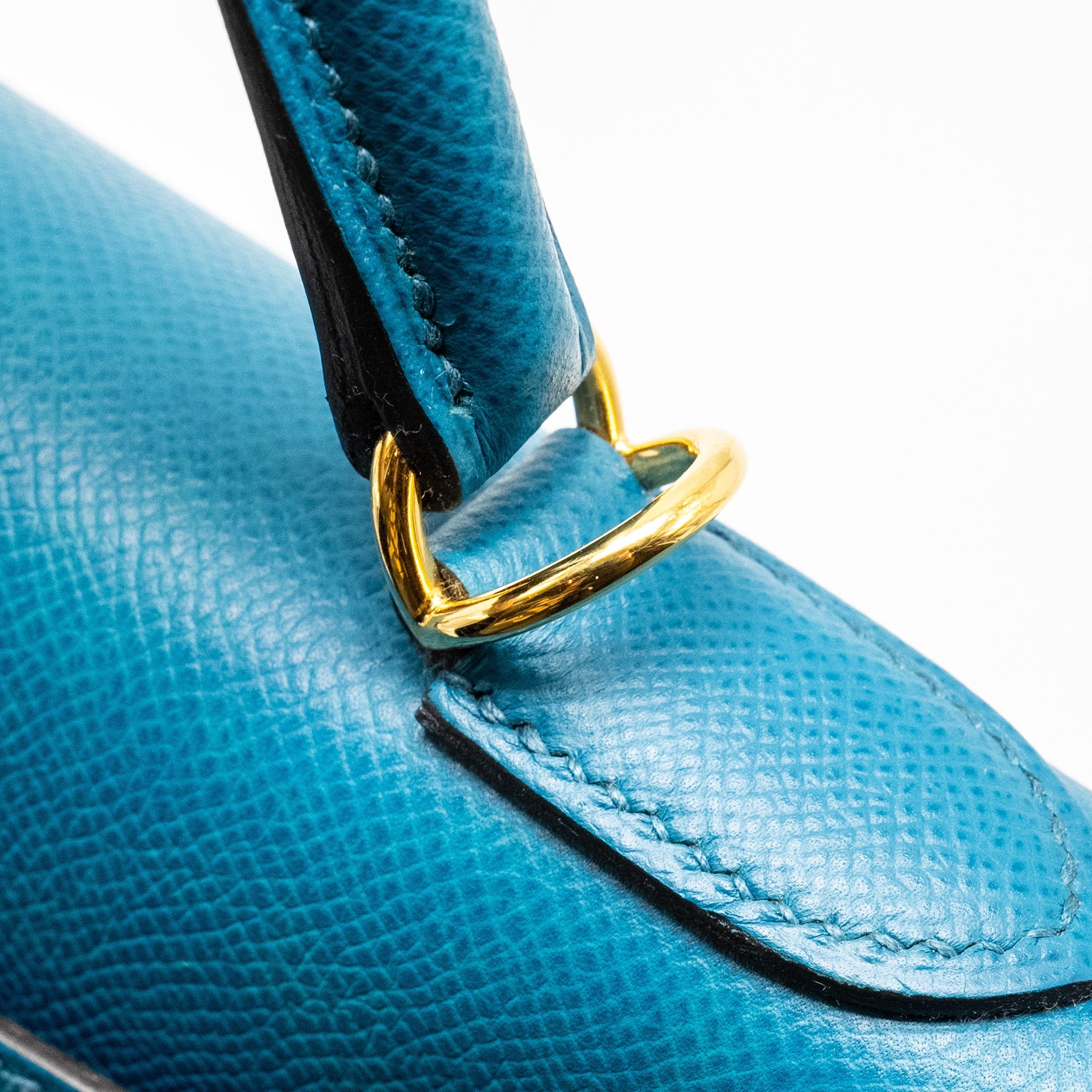 HERMES KELLY 28 EPSOM BLUE IZMIR GHW
