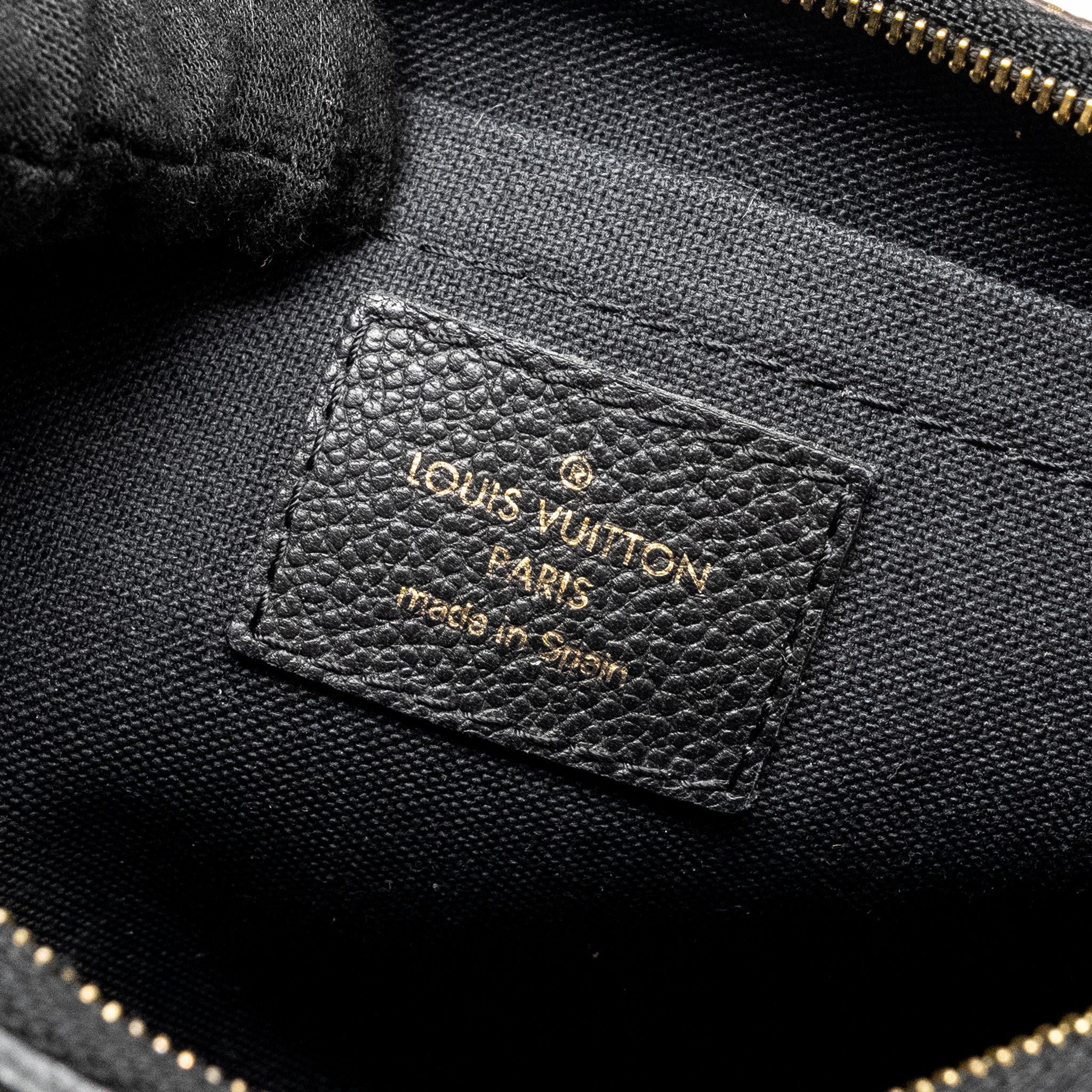 LOUIS VUITTON PALLAS CLUTCH MONOGRAM 2 WAY SHOULDER BAG MONOGRAM CANVAS/LEATHER BLACK GHW