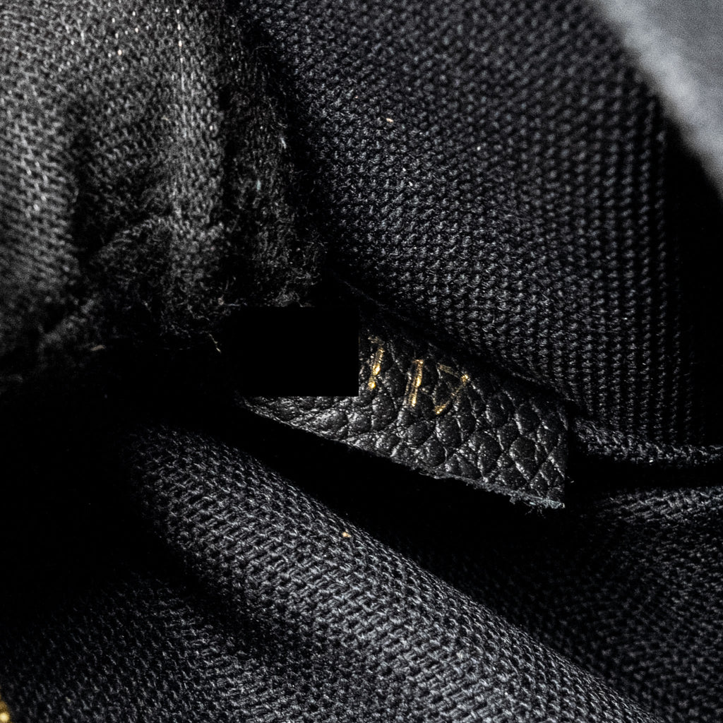 LOUIS VUITTON PALLAS CLUTCH MONOGRAM 2 WAY SHOULDER BAG MONOGRAM CANVAS/LEATHER BLACK GHW