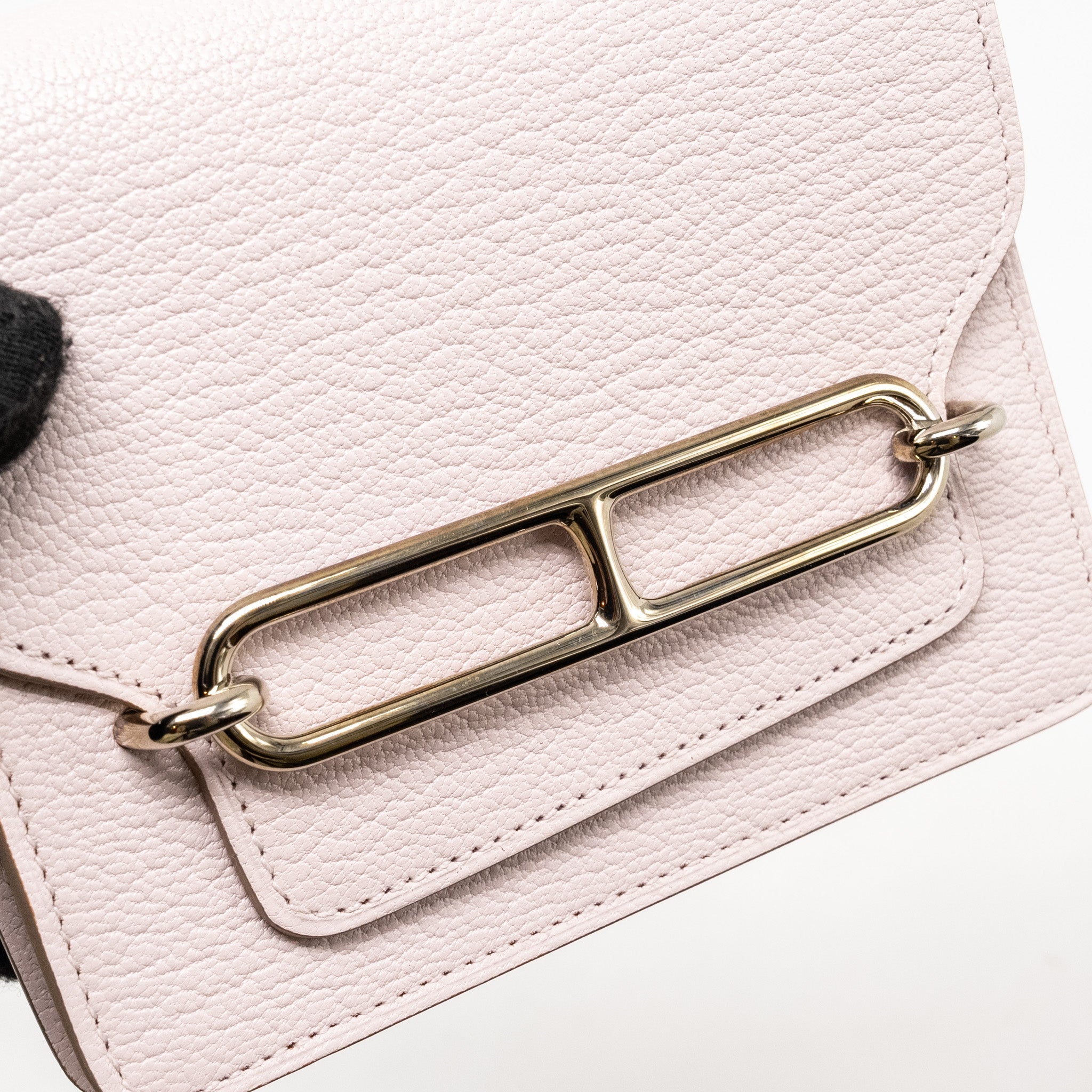 HERMES ROULIS SLIM CHÈVRE MYSORE MAUVE PALE SHW