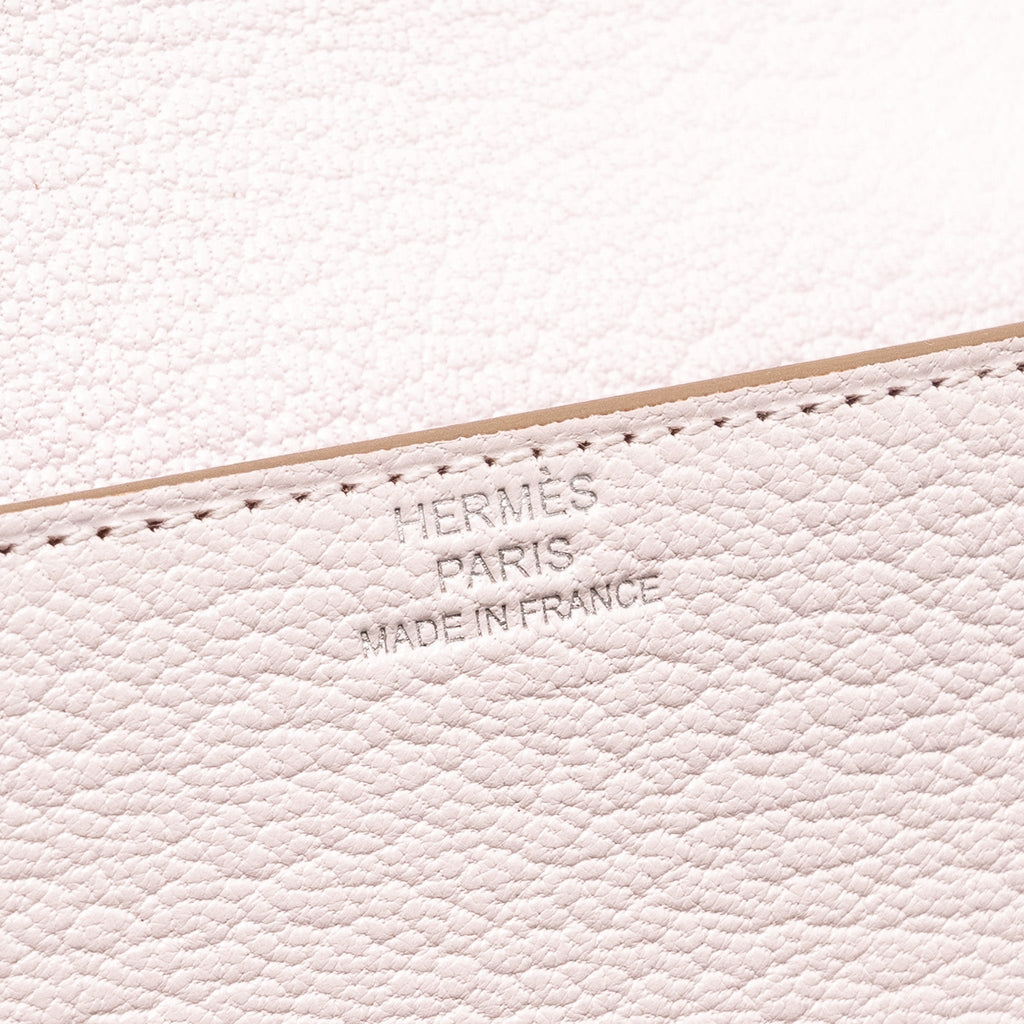 HERMES ROULIS SLIM CHÈVRE MYSORE MAUVE PALE SHW