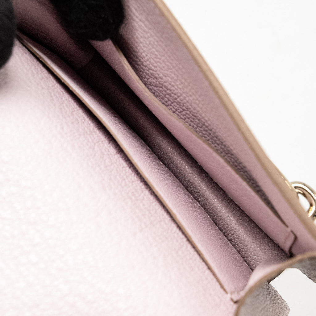 HERMES ROULIS SLIM CHÈVRE MYSORE MAUVE PALE SHW
