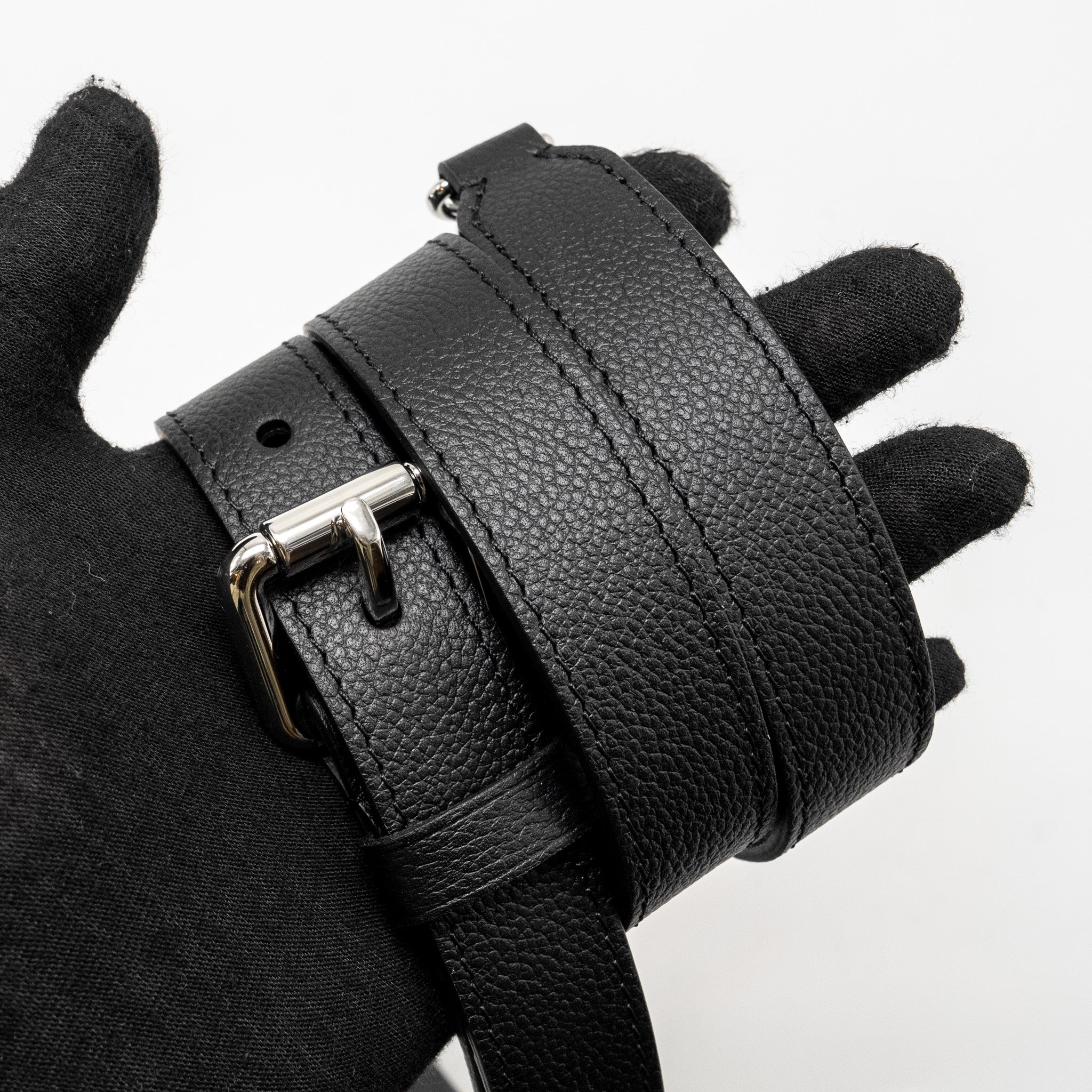 LOUIS VUITTON MARELLE GRAINED EPI/CANVAS BLACK SHW