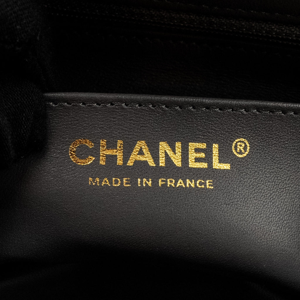CHANEL MINI RECTANGULAR FLAP BAG LAMBSKIN GREY LGHW (MICROCHIP)