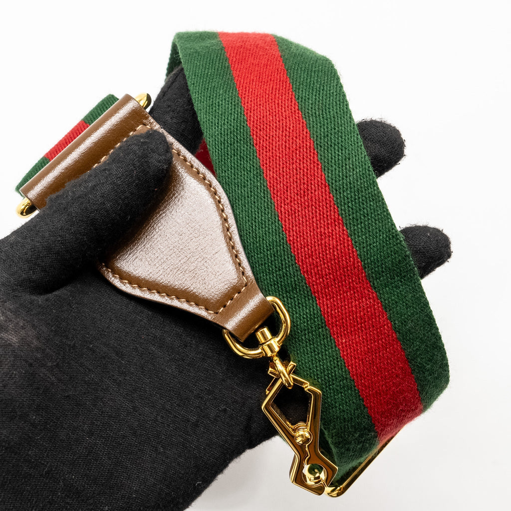 GUCCI HORSEBIT 1955 MINI BAG GG SUPREME CANVAS GHW
