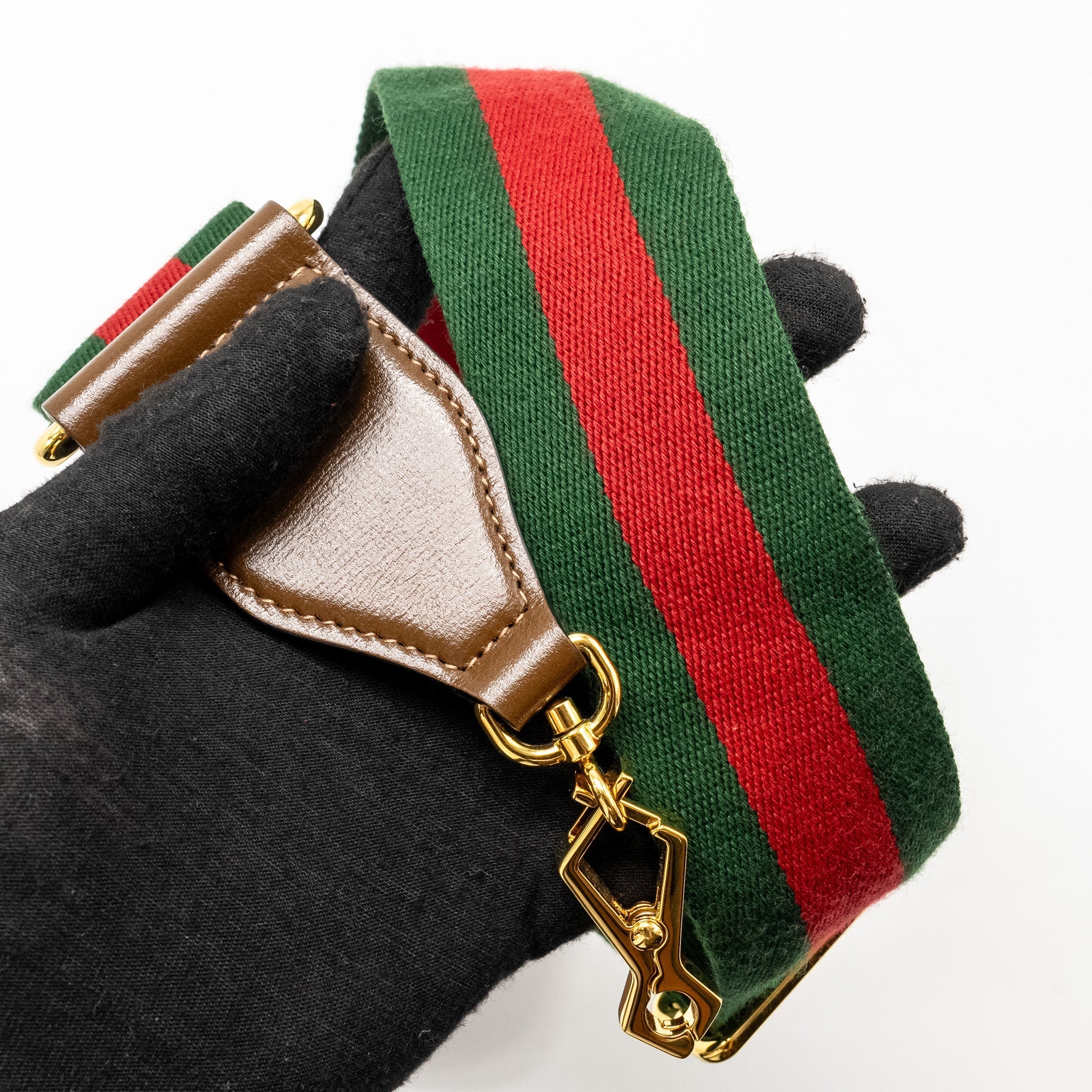 GUCCI HORSEBIT 1955 MINI BAG GG SUPREME CANVAS GHW