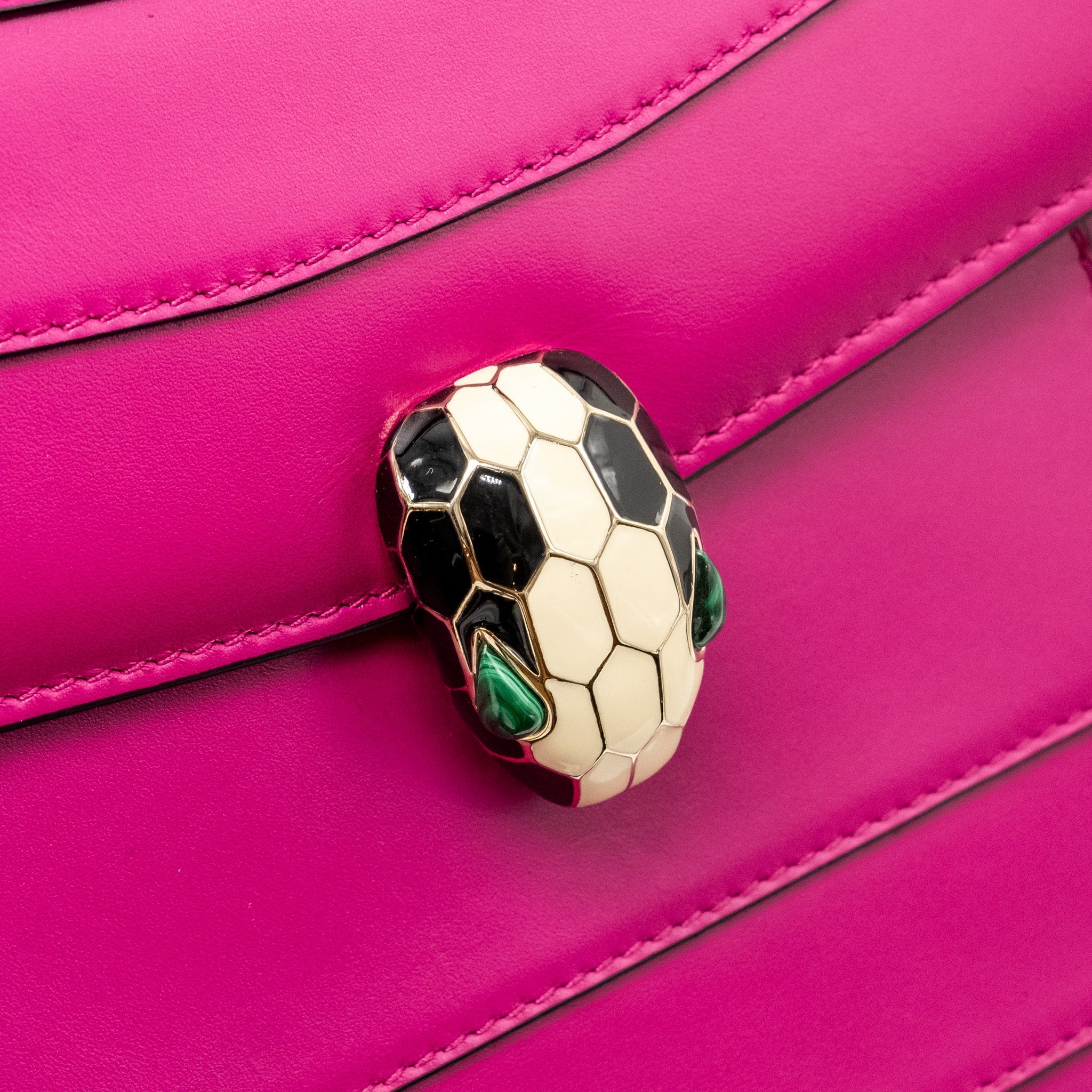 BVLGARI SERPENTI FOREVER BAG CALFSKIN PINK LGHW