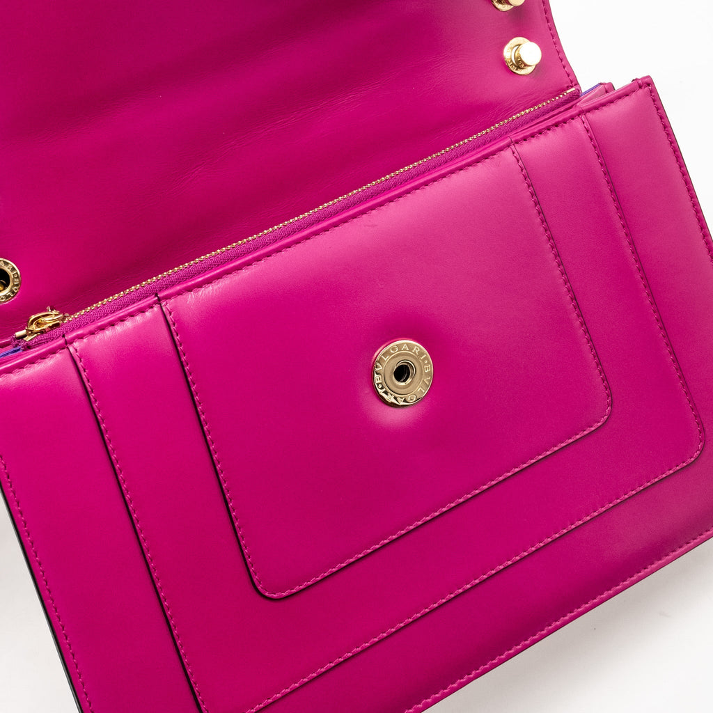 BVLGARI SERPENTI FOREVER BAG CALFSKIN PINK LGHW