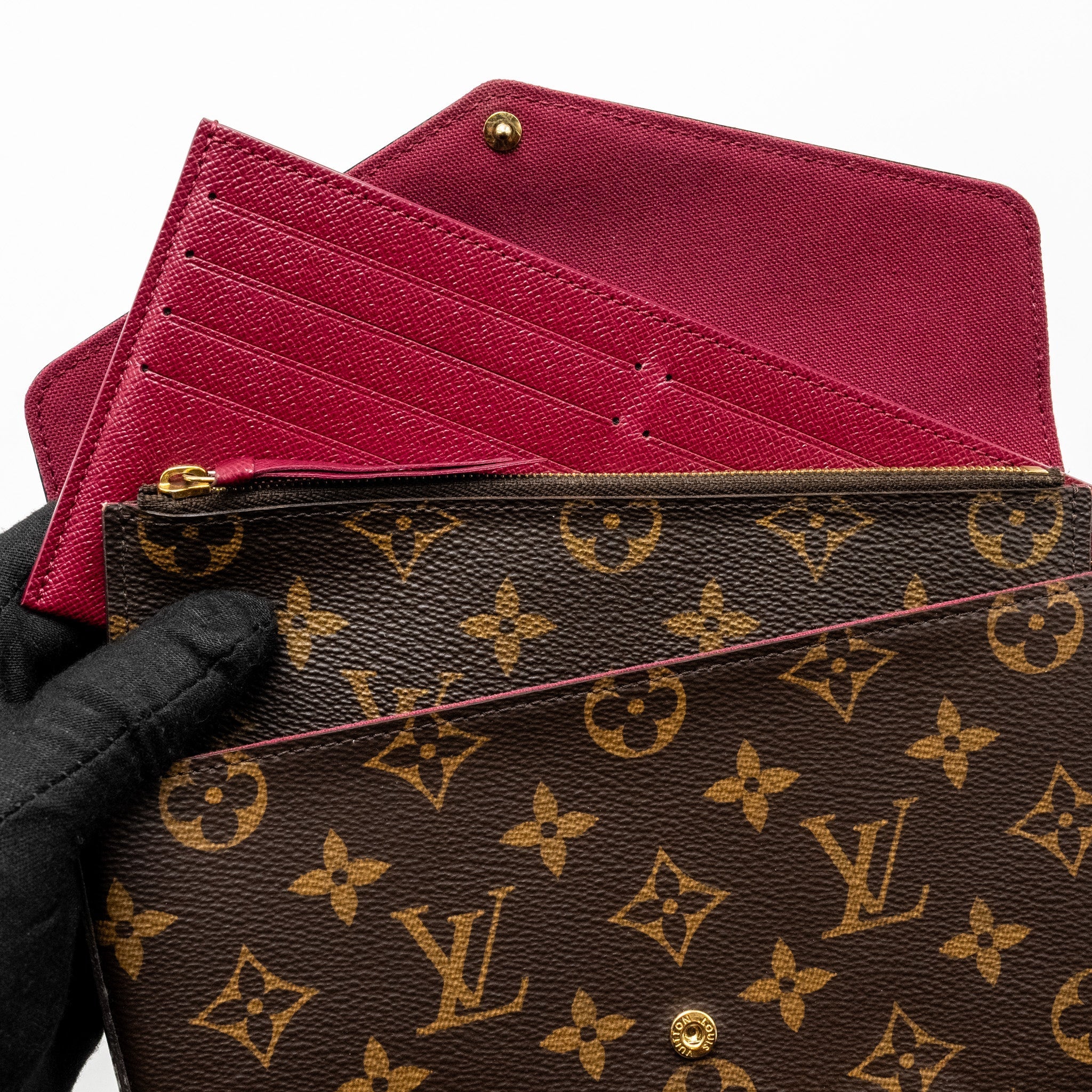 LOUIS VUITTON FELICIE POCHETTE MONOGRAM CANVAS GHW