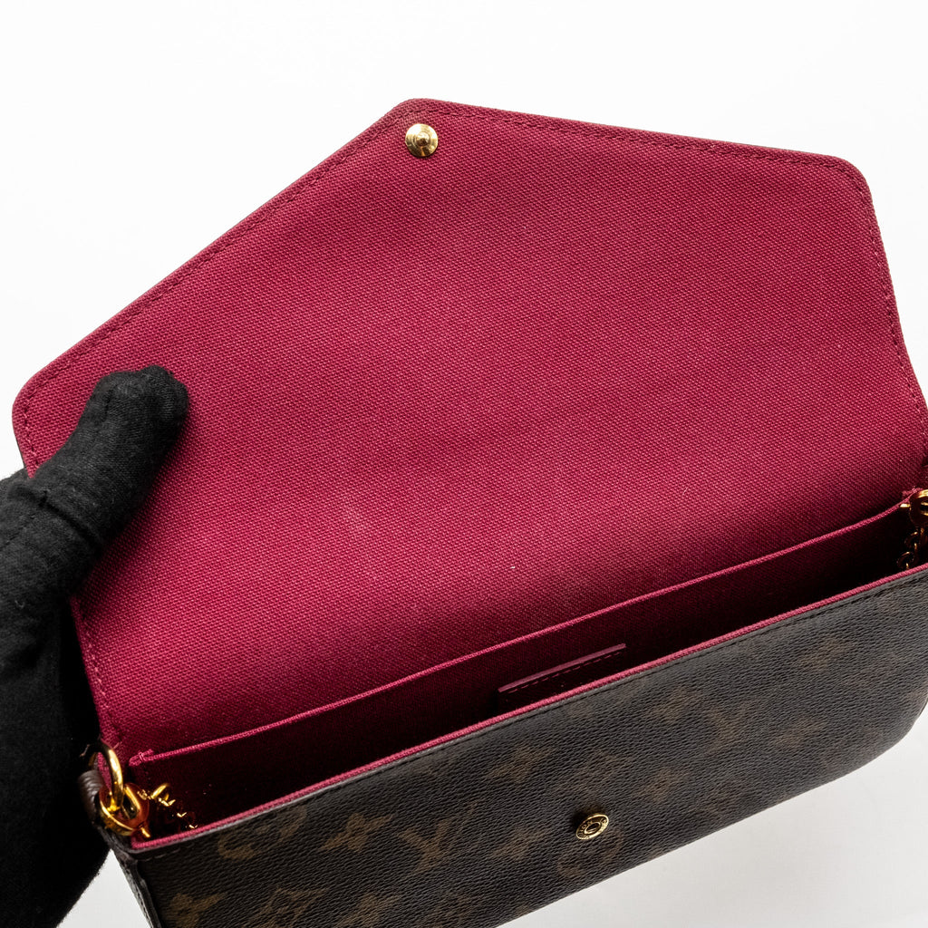 LOUIS VUITTON FELICIE POCHETTE MONOGRAM CANVAS GHW