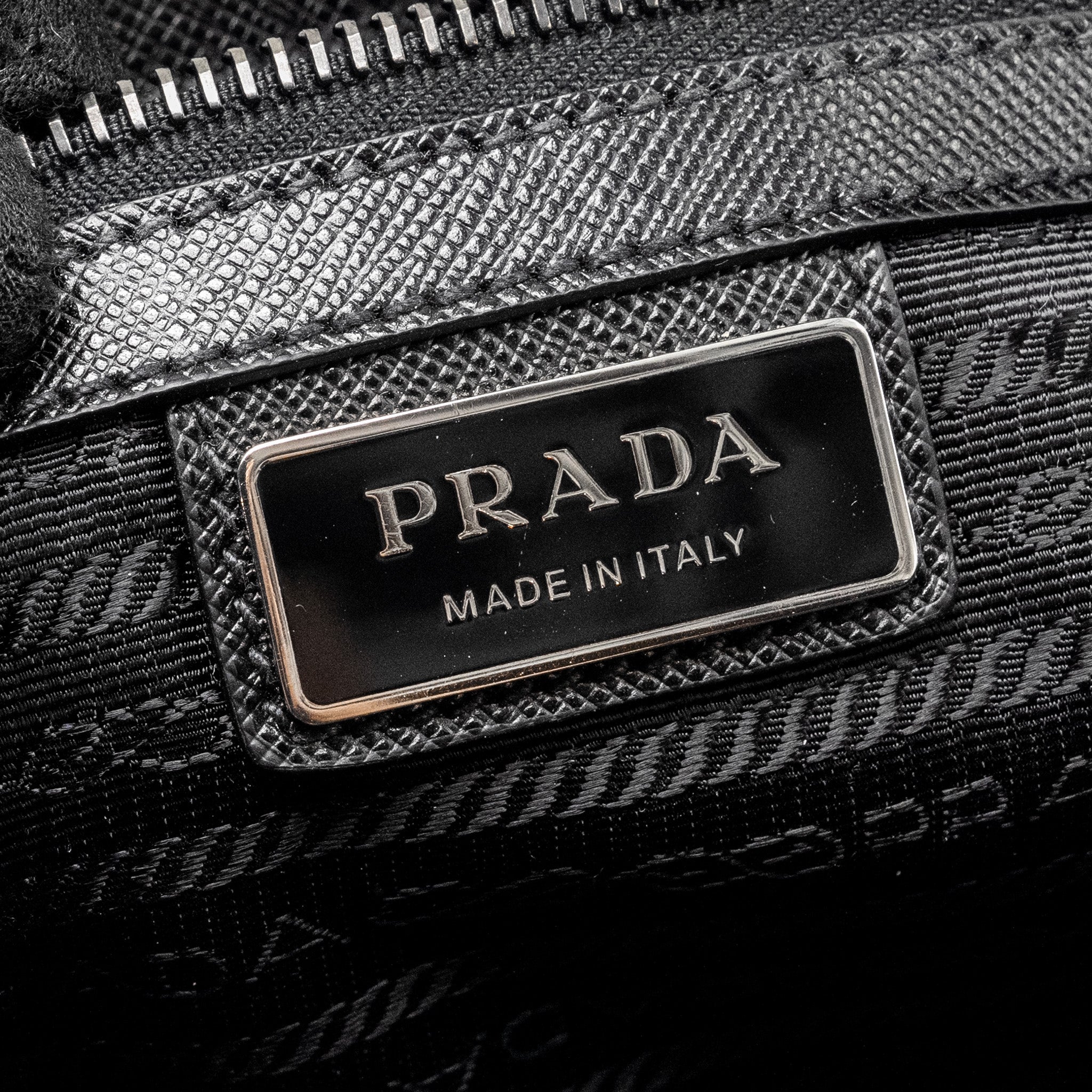 PRADA RE-NYLON SHOULDER BAG BLACK SHW
