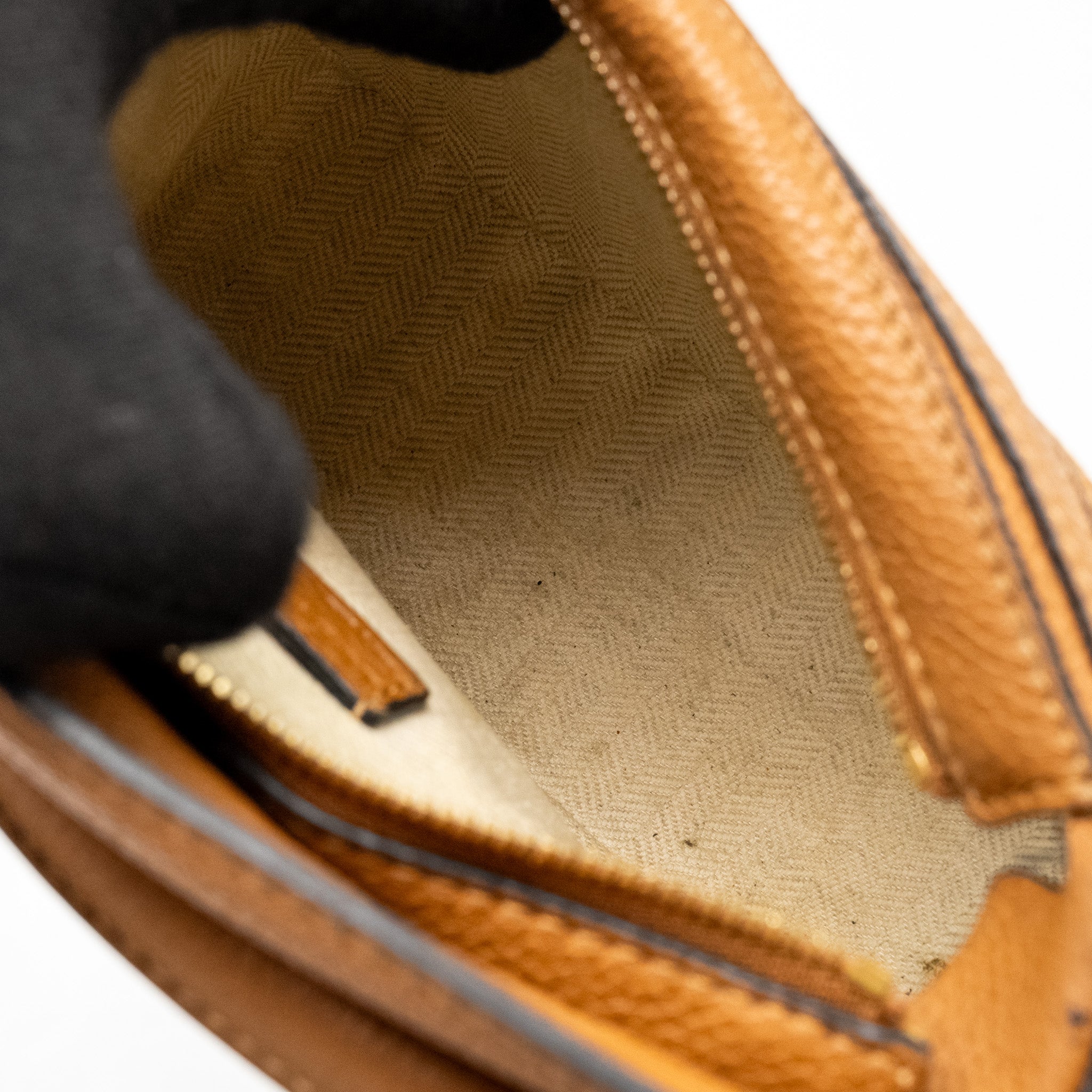 LOEWE MINI PUZZLE BAG CALFSKIN TAN GHW