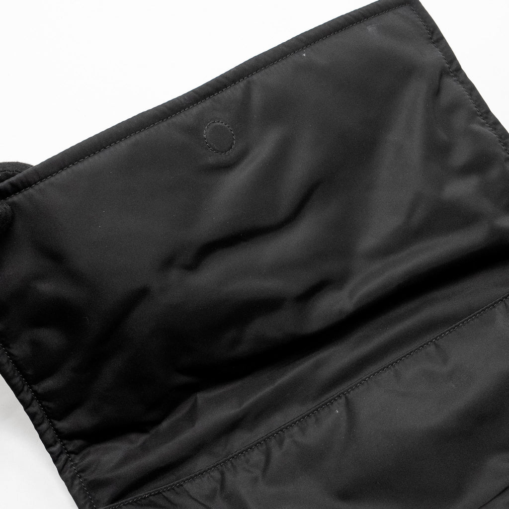 PRADA PADDED RE-NYLON SHOULDER BAG BLACK SHW