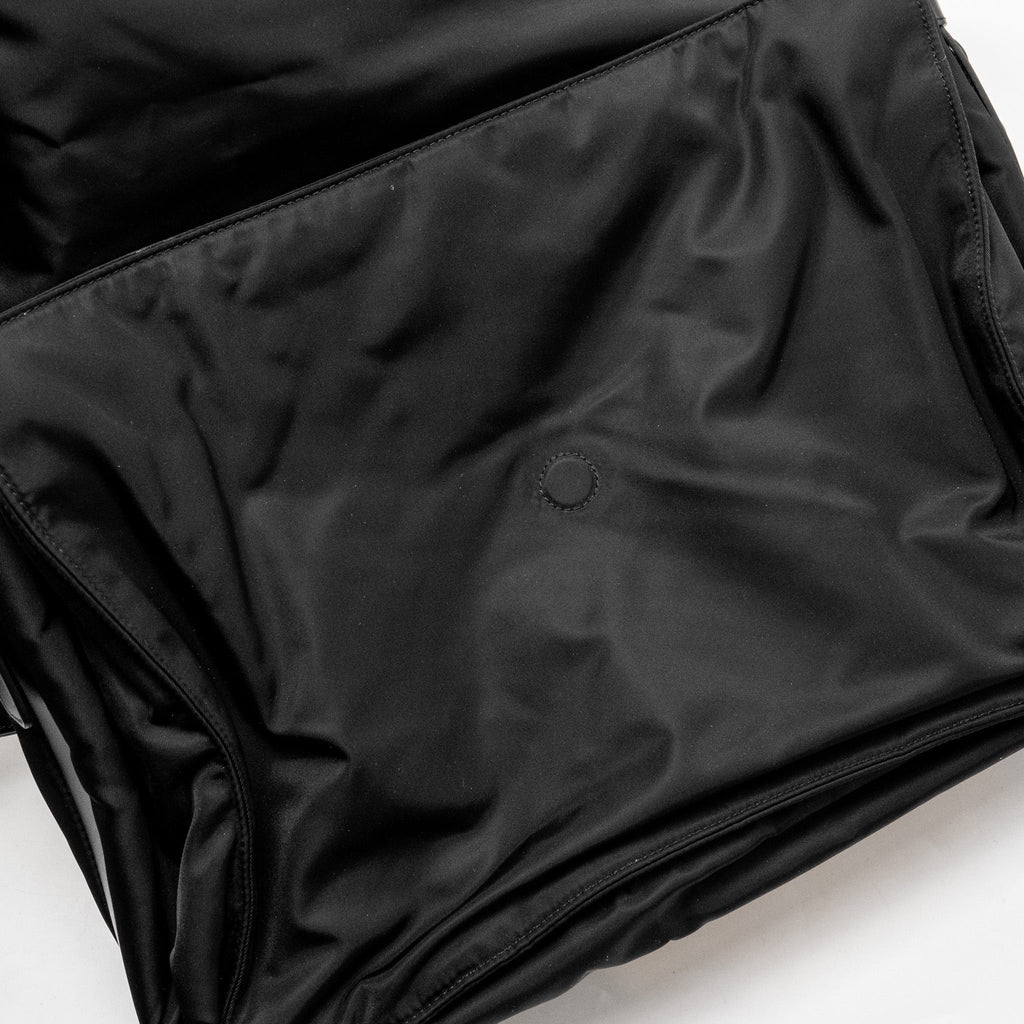 PRADA PADDED RE-NYLON SHOULDER BAG BLACK SHW