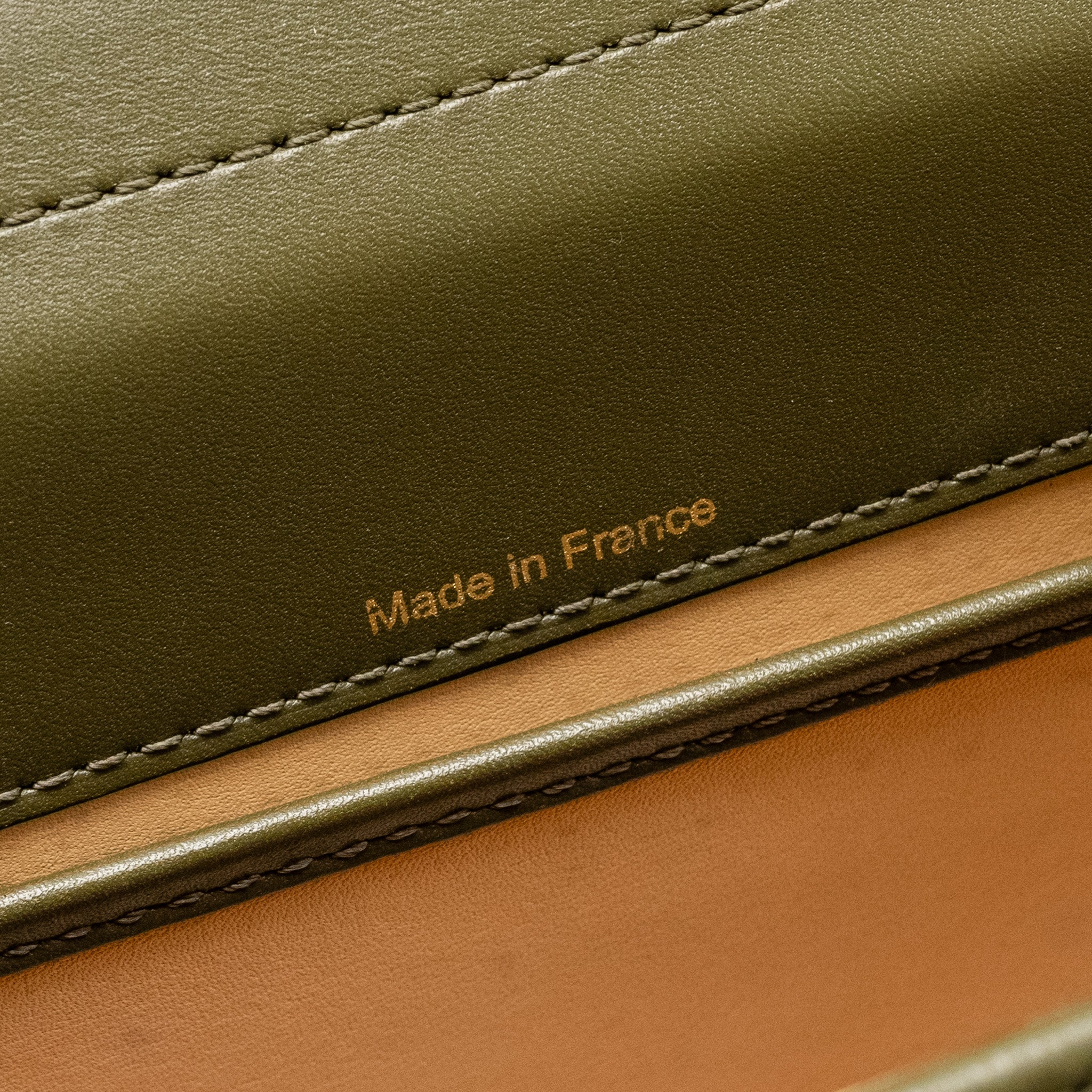 DELVAUX MINI BRILLIANT BAG CALFSKIN OLIVE LGHW