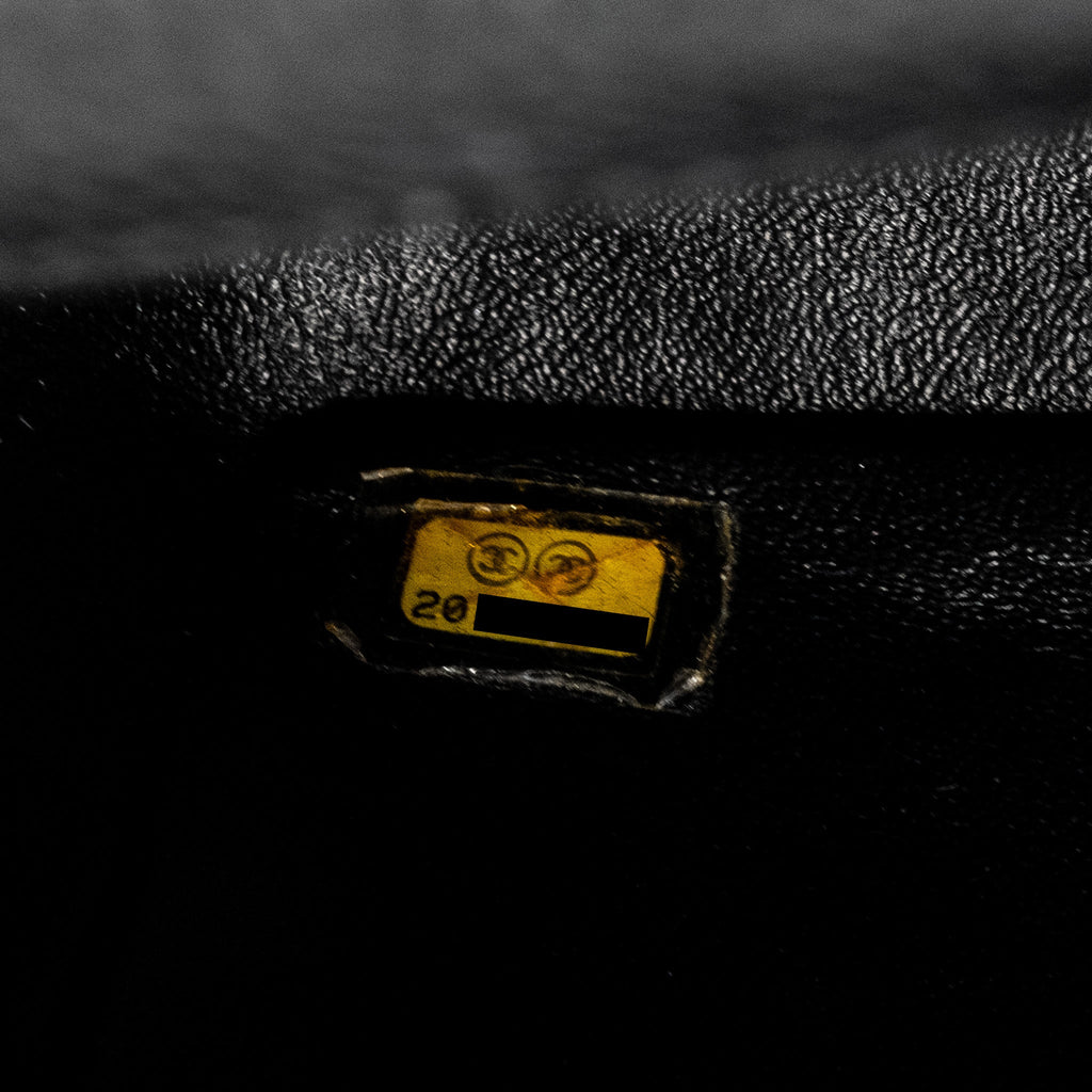 CHANEL MINI RECTANGULAR FLAP BAG CAVIAR BLACK SHW
