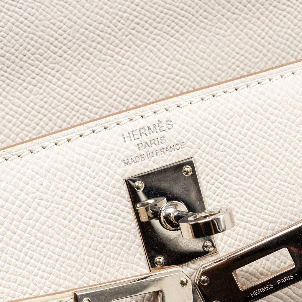 HERMES KELLY 25 EPSOM GRIS PALE SHW