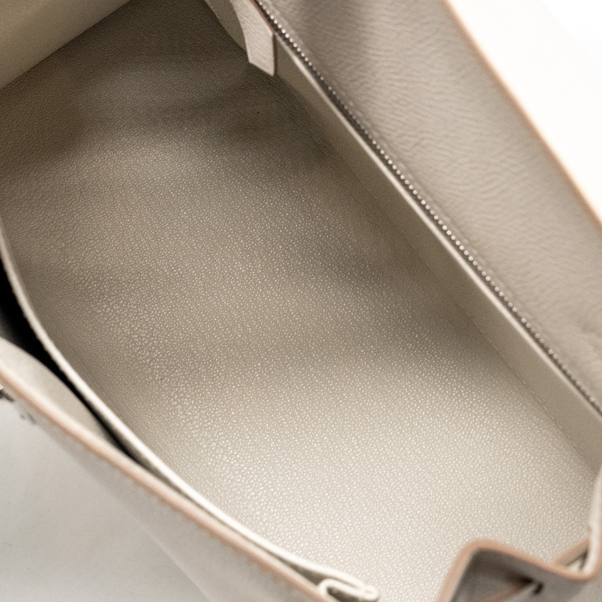 HERMES KELLY 25 EPSOM GRIS PALE SHW