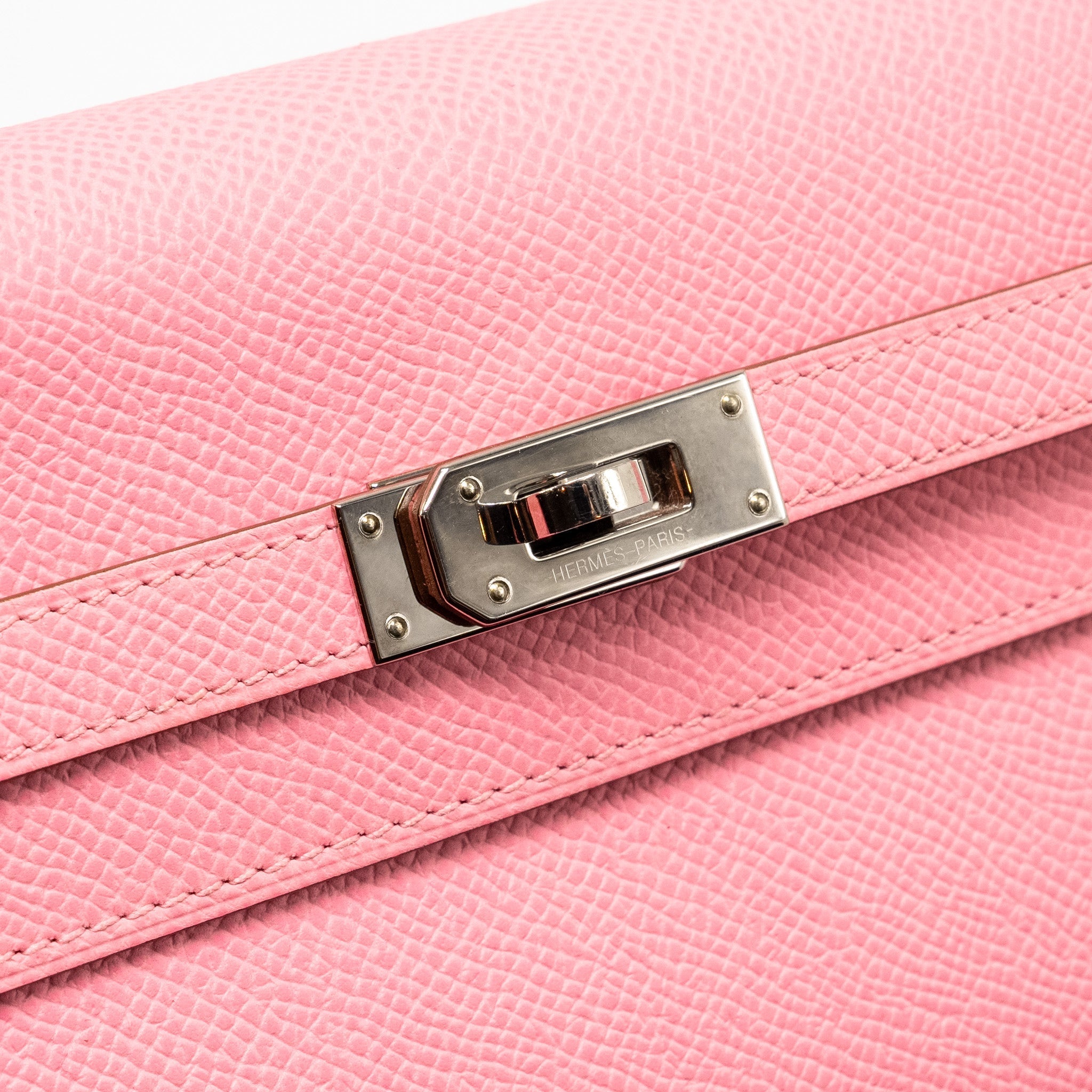 HERMES KELLY TO GO EPSOM 1Q ROSE CONFETTI SHW