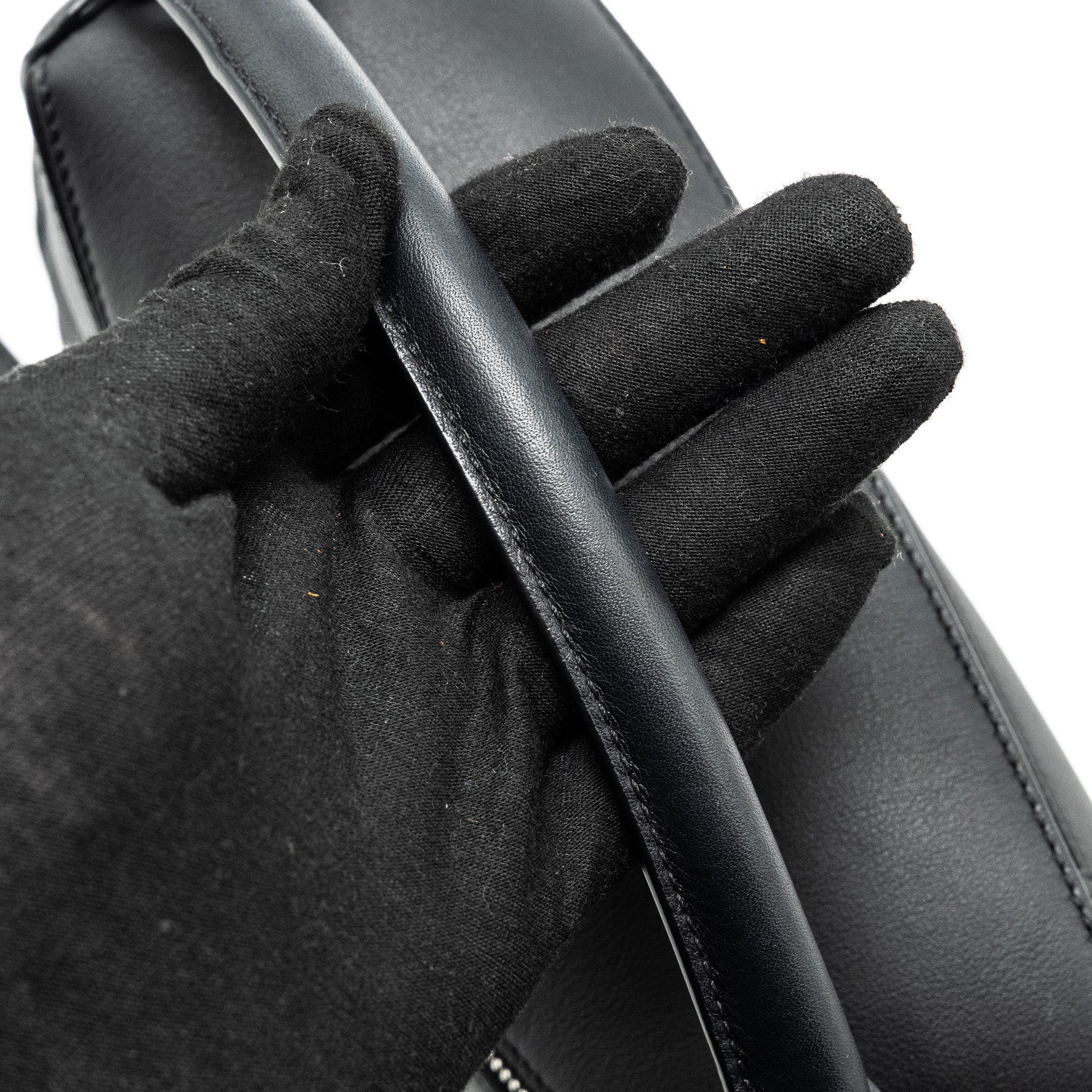 LOEWE SMALL PUZZLE BAG CALFSKIN BLACK SHW